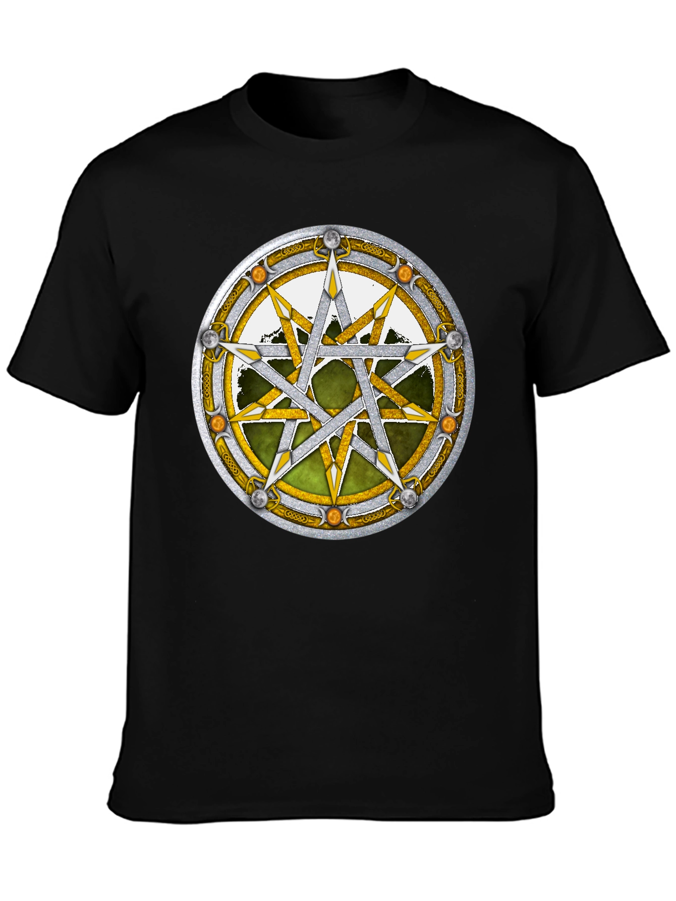 Occult Star Symbol Black T-Shirt