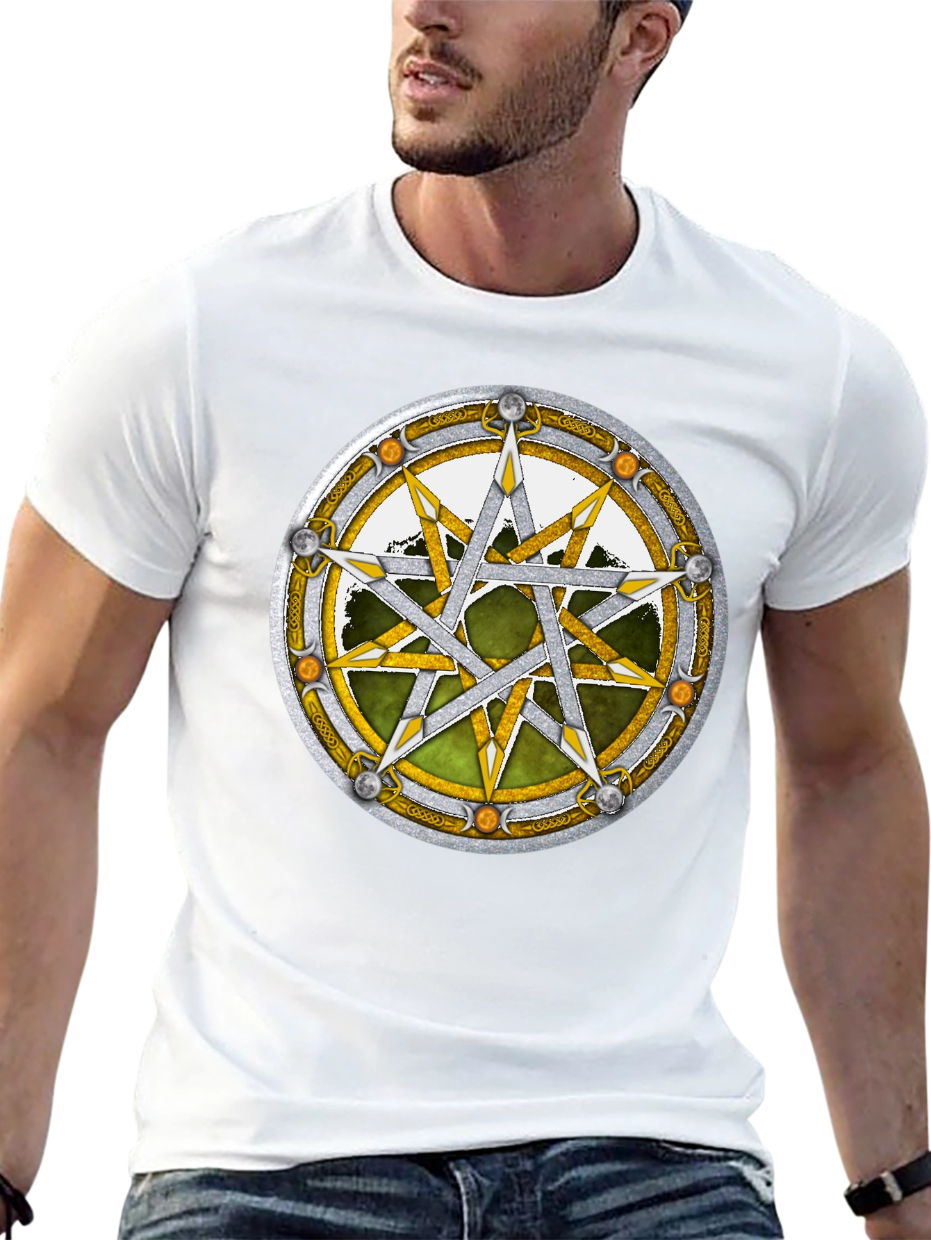 Occult Star Symbol Black T-Shirt
