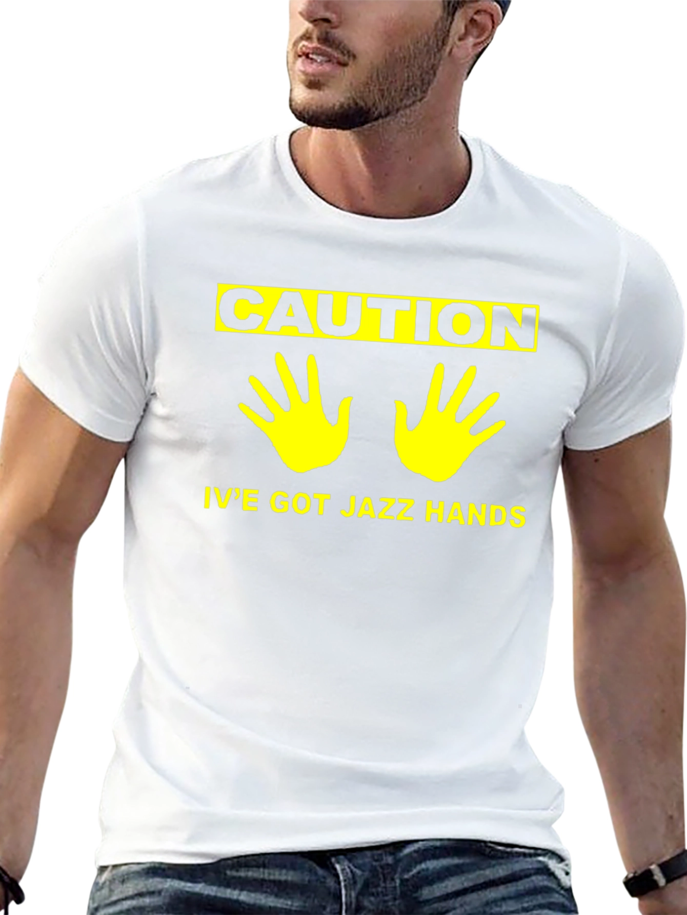 Caution Ive Got Jazz Hands Humor T-Shirt