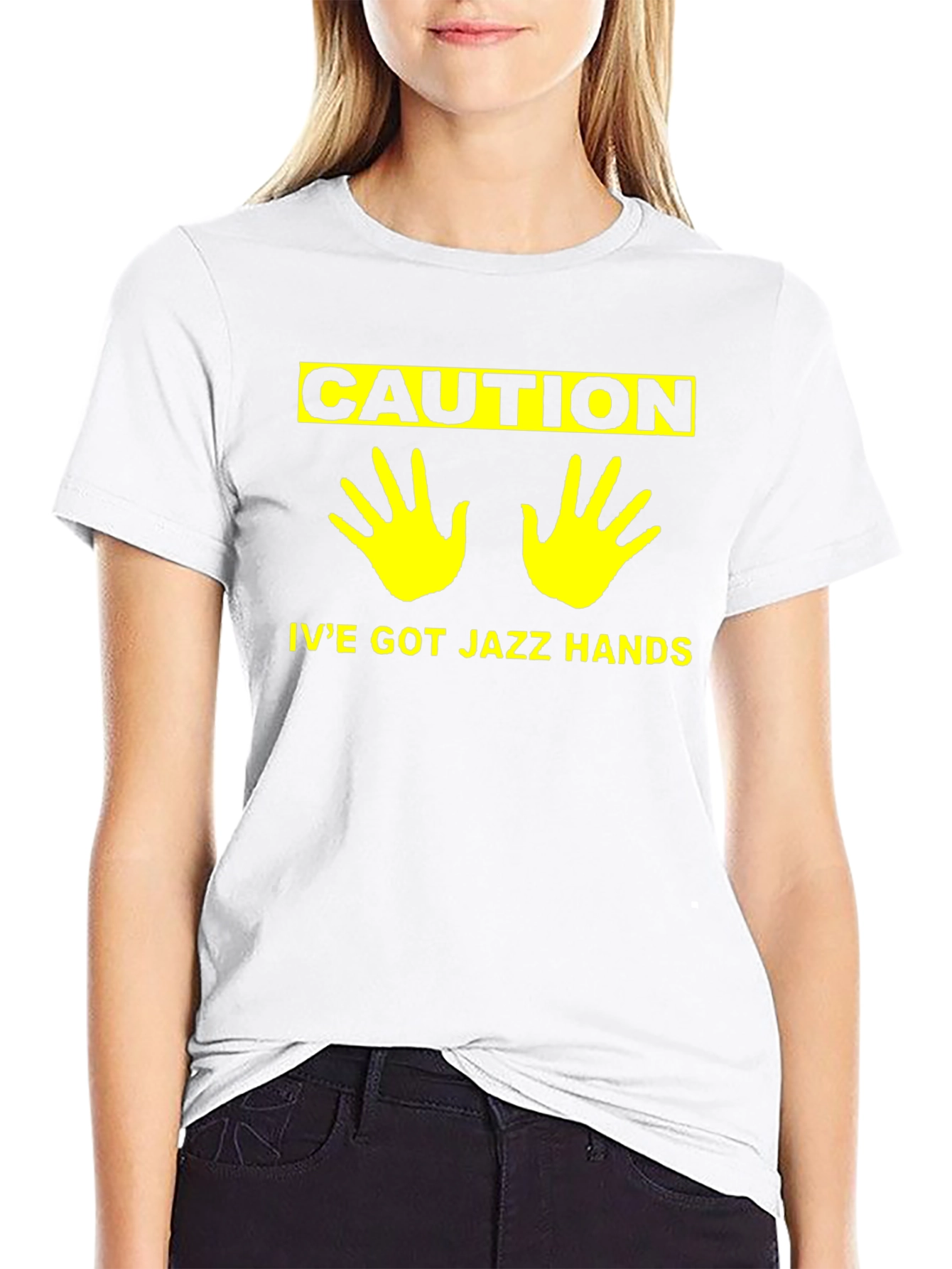 Caution Ive Got Jazz Hands Humor T-Shirt