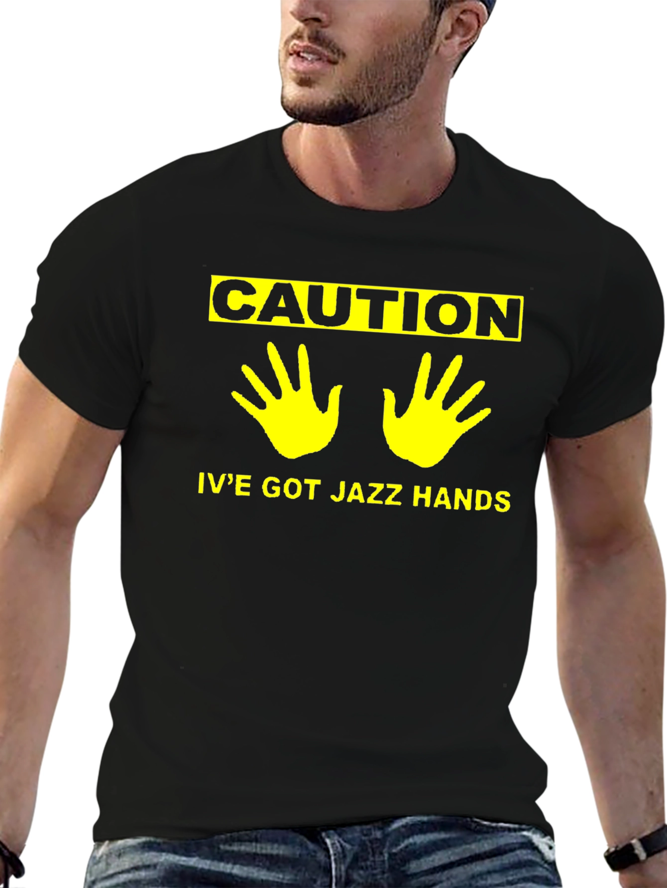 Caution Ive Got Jazz Hands Humor T-Shirt