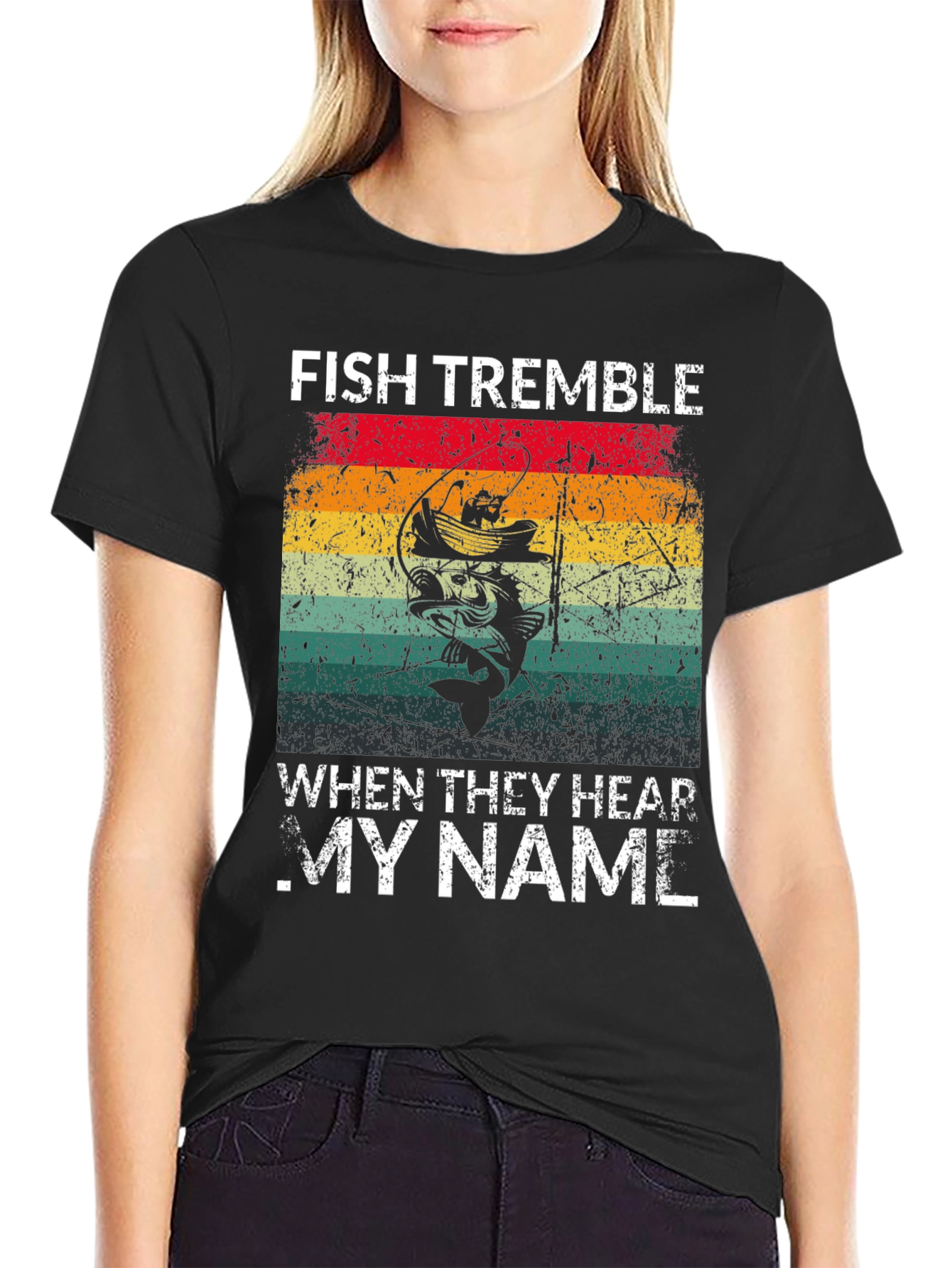 Fish Tremble T-Shirt: Anglers Humor Tee