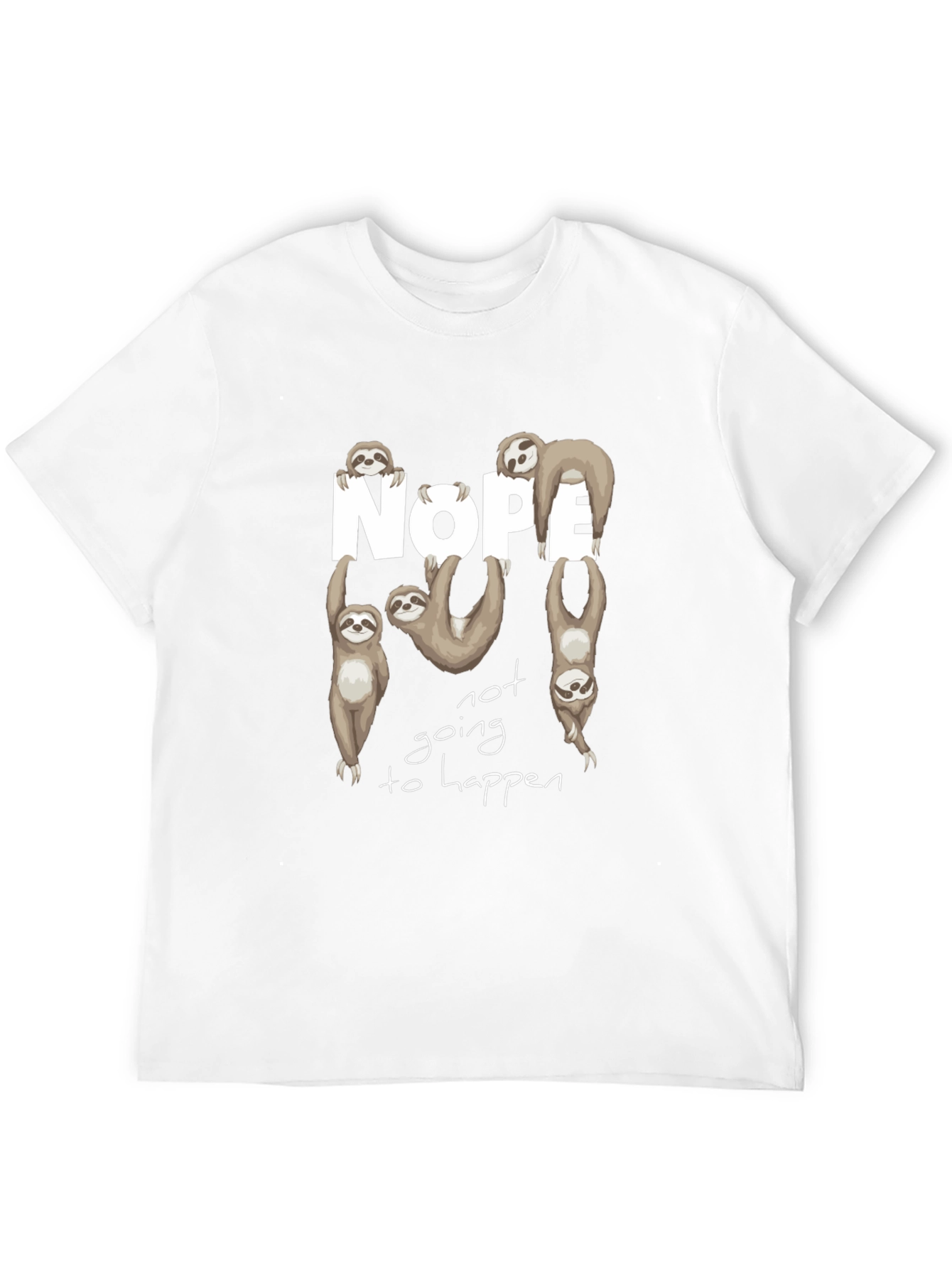 Sloth Nope T-Shirt - Funny & Relaxed Vibe