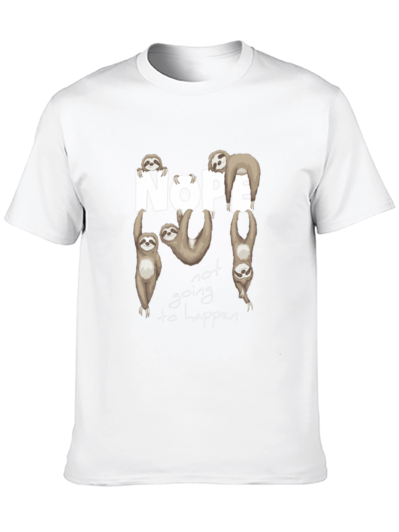 Sloth Nope T-Shirt - Funny & Relaxed Vibe
