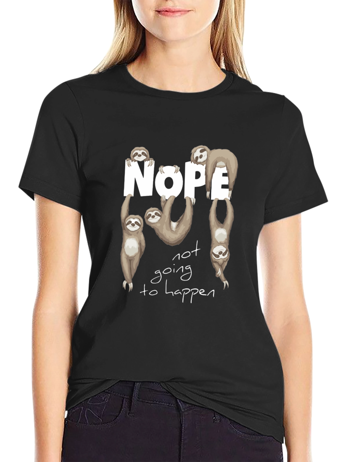 Sloth Nope T-Shirt - Funny & Relaxed Vibe