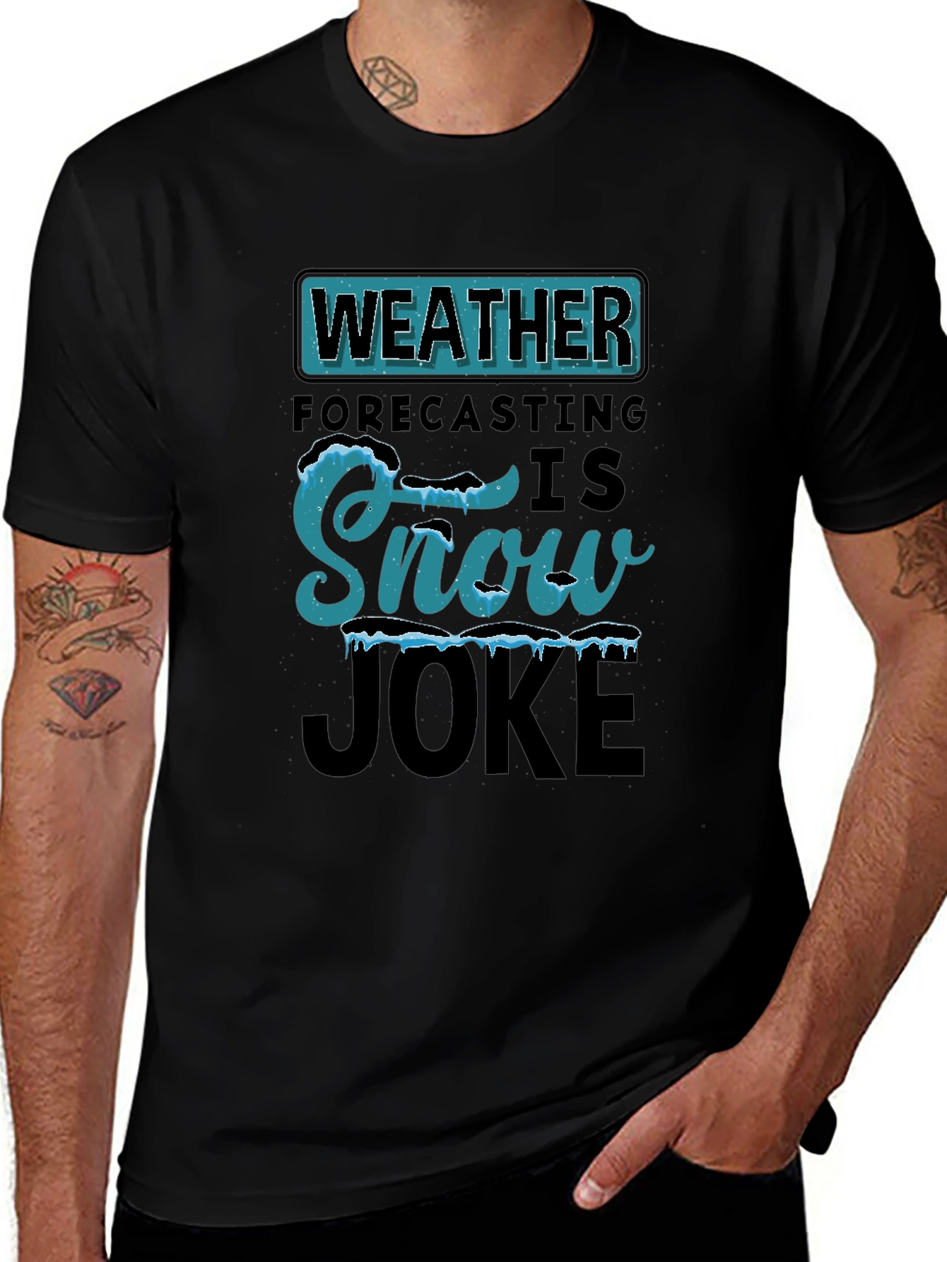 Weather Forecasting Snow Joke T-Shirt