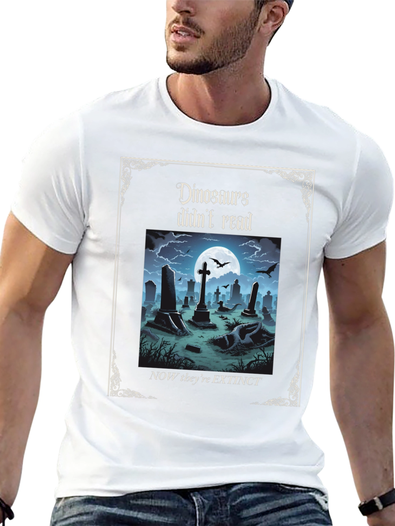 Dinosaurs Didnt Read T-Shirt