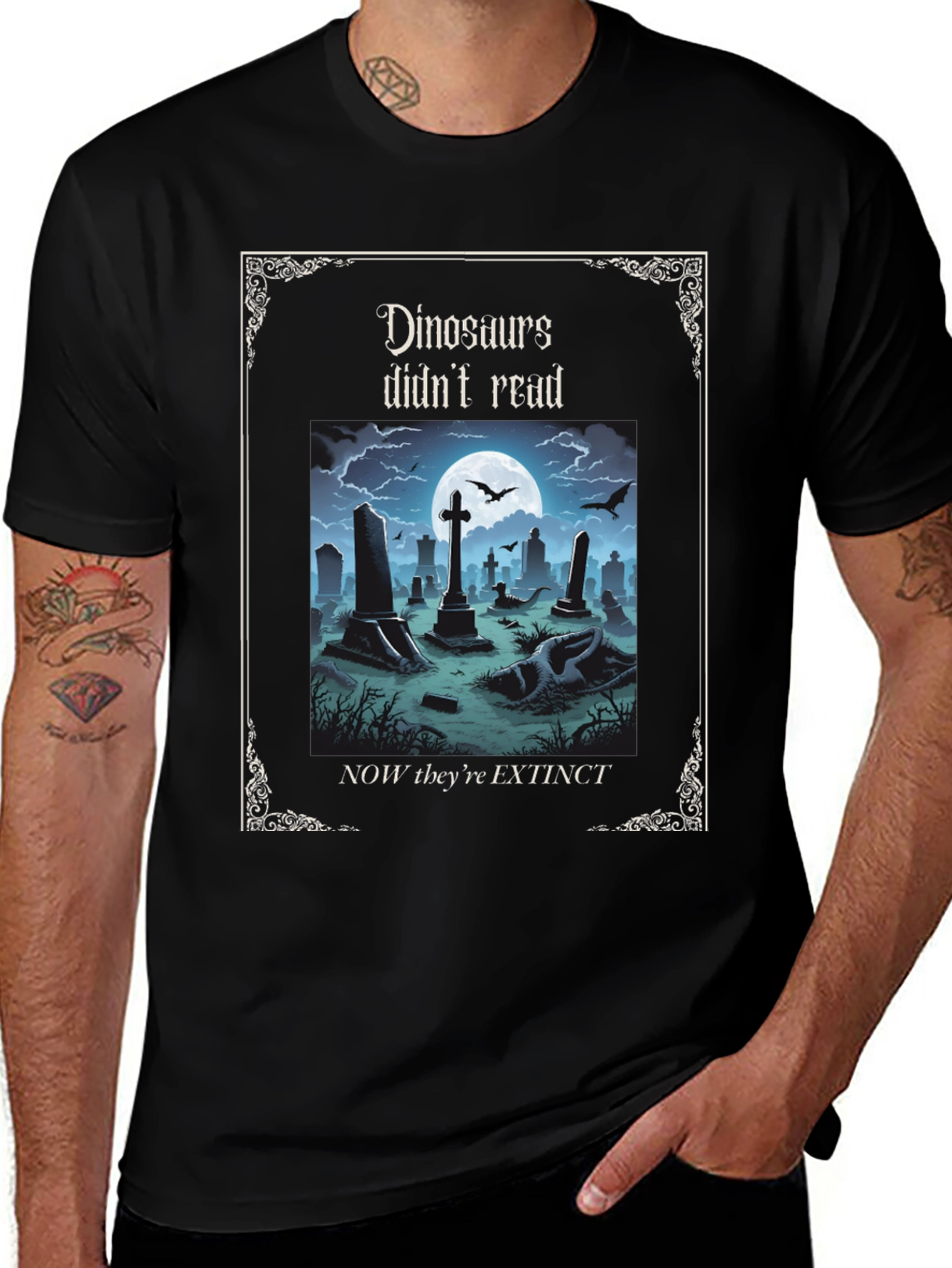 Dinosaurs Didnt Read T-Shirt