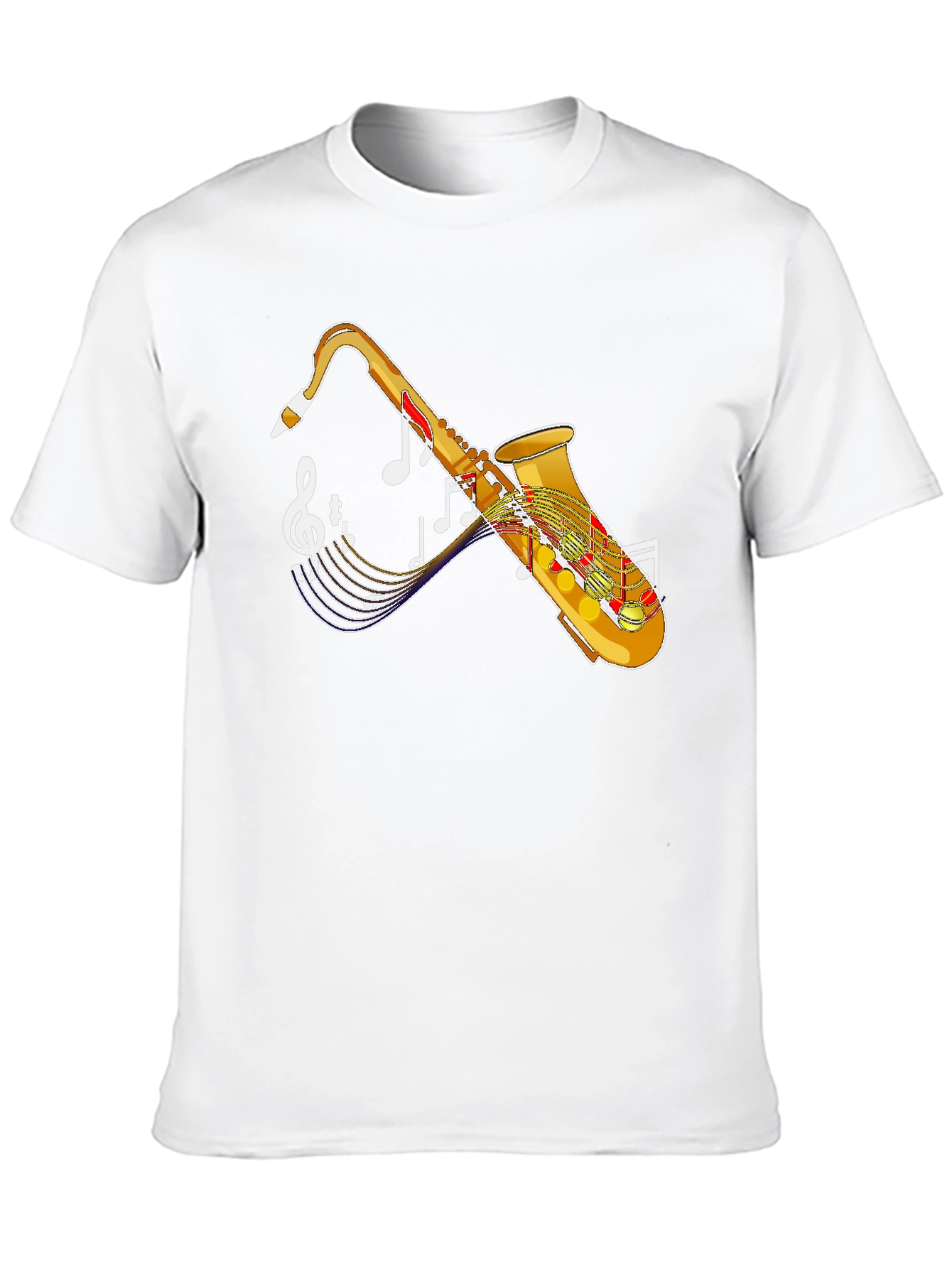 Saxophone Music Note T-Shirt