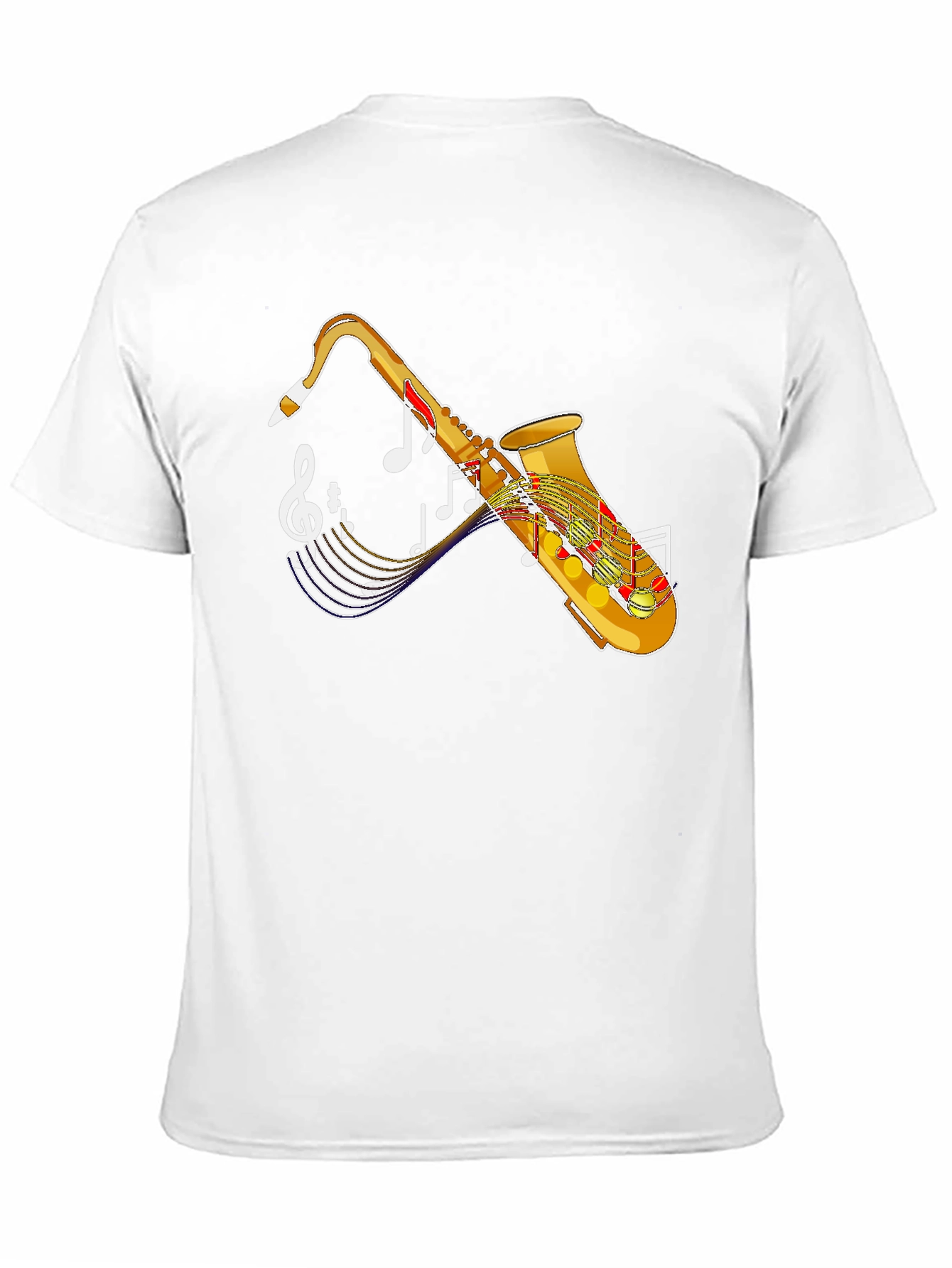 Saxophone Music Note T-Shirt