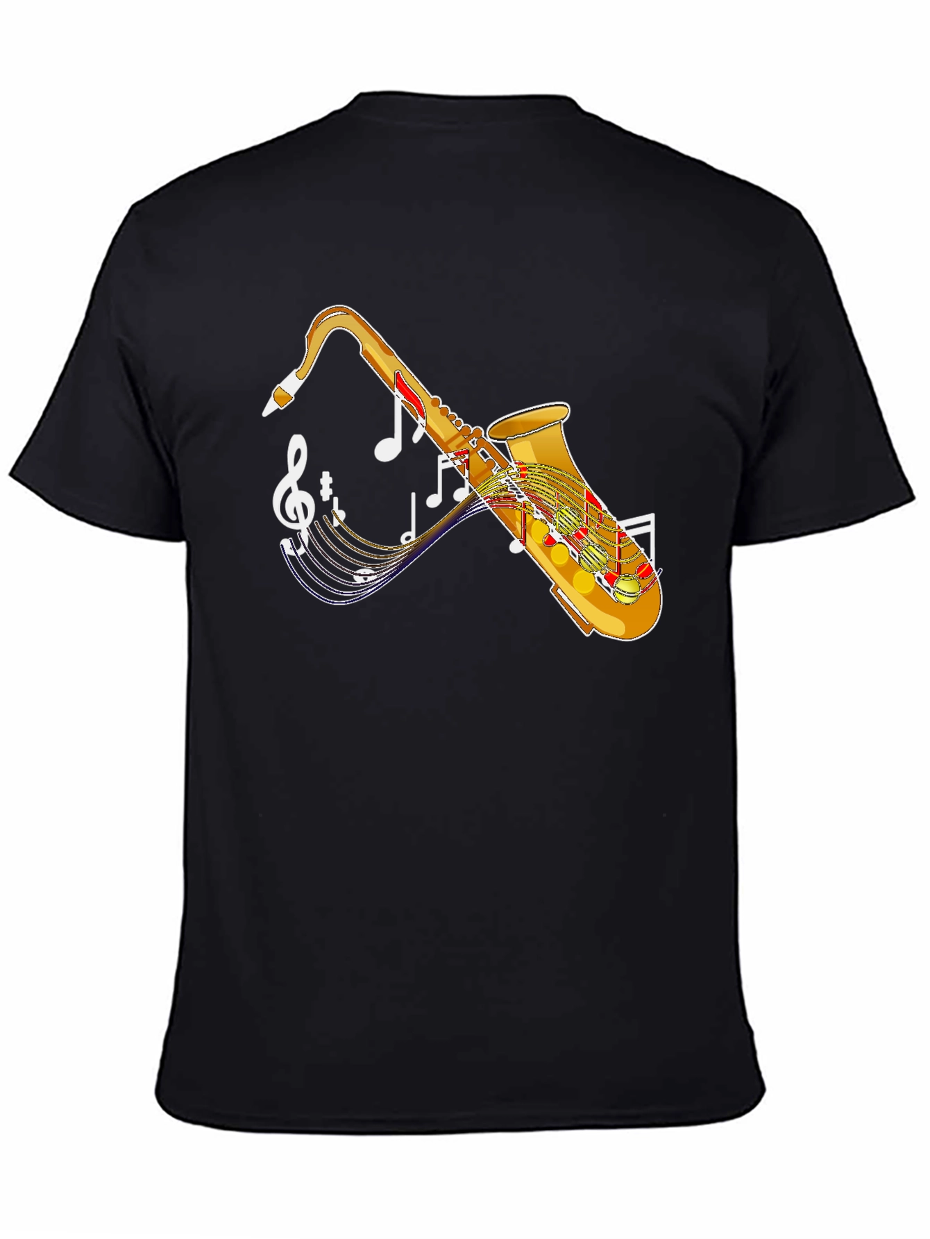 Saxophone Music Note T-Shirt