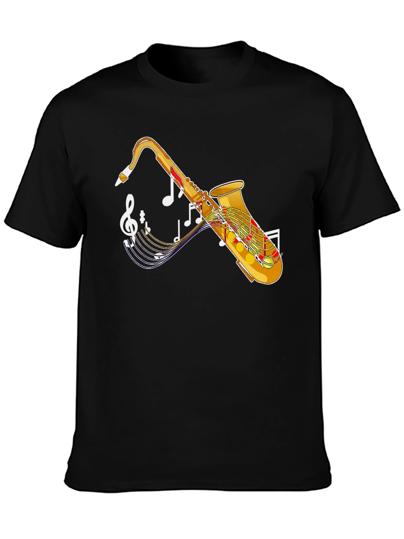 Saxophone Music Note T-Shirt
