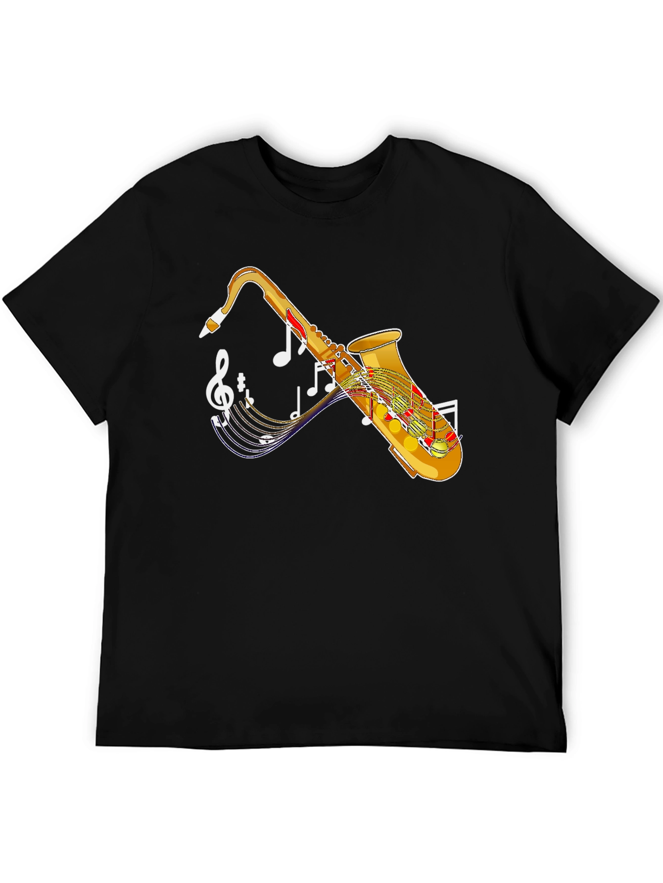 Saxophone Music Note T-Shirt