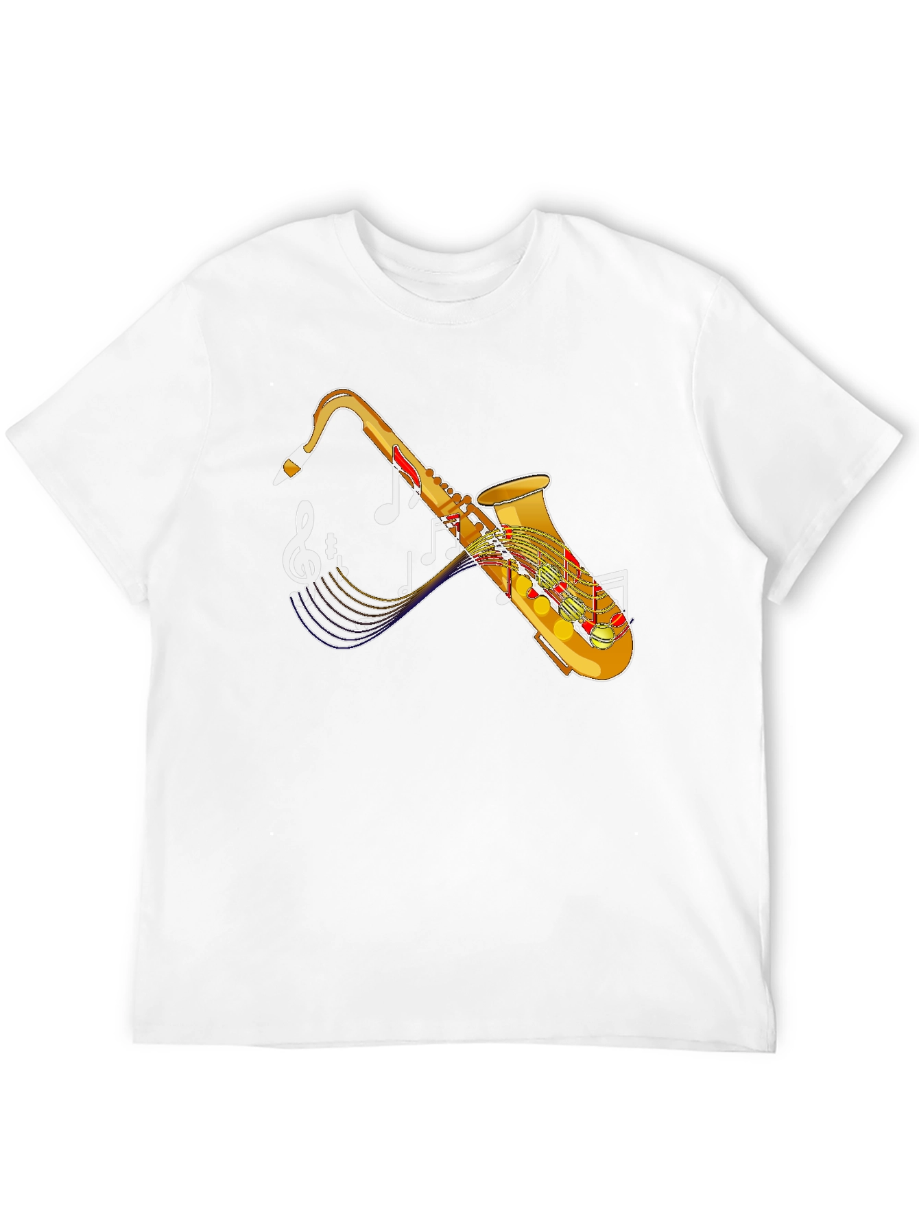 Saxophone Music Note T-Shirt