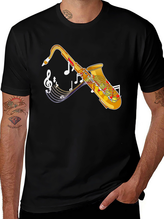 Saxophone Music Note T-Shirt