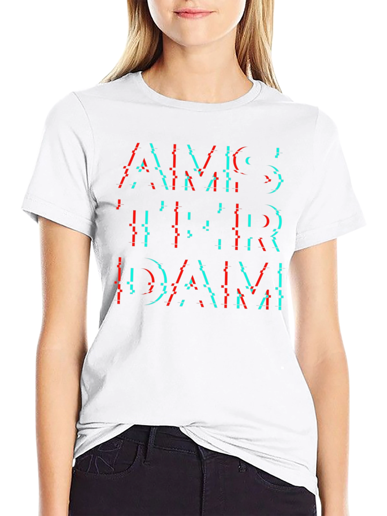 Amsterdam Glitch T-Shirt - Modern Graphic Tee