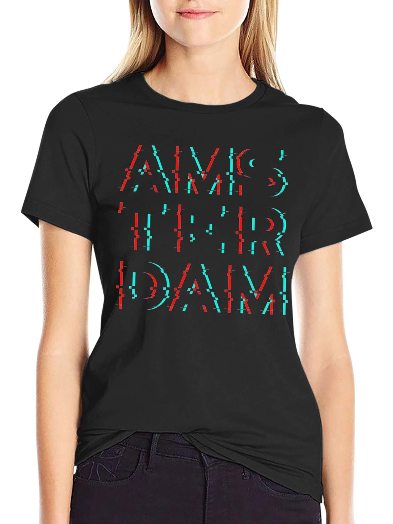 Amsterdam Glitch T-Shirt - Modern Graphic Tee