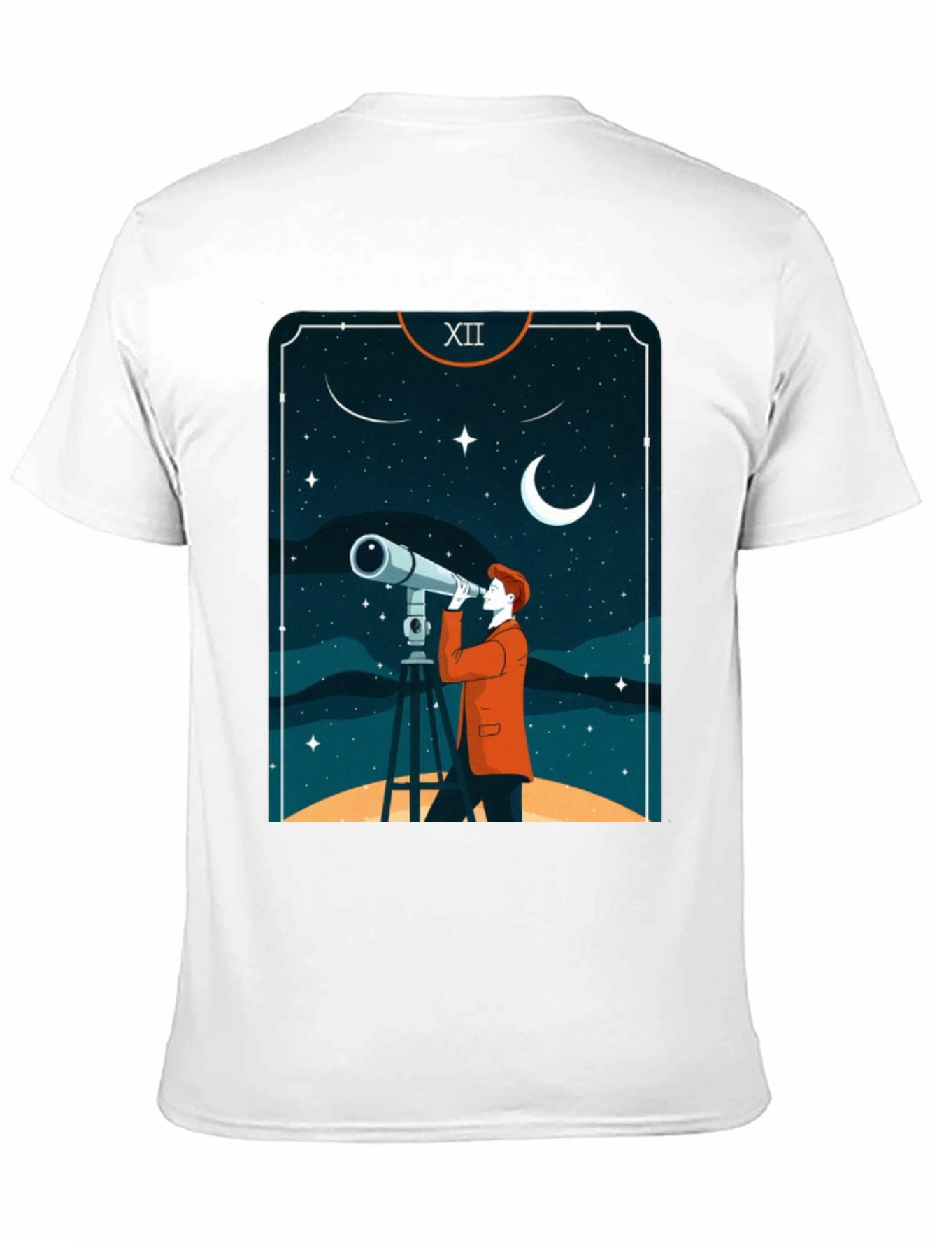 Astrology Telescope Tarot Card T-Shirt