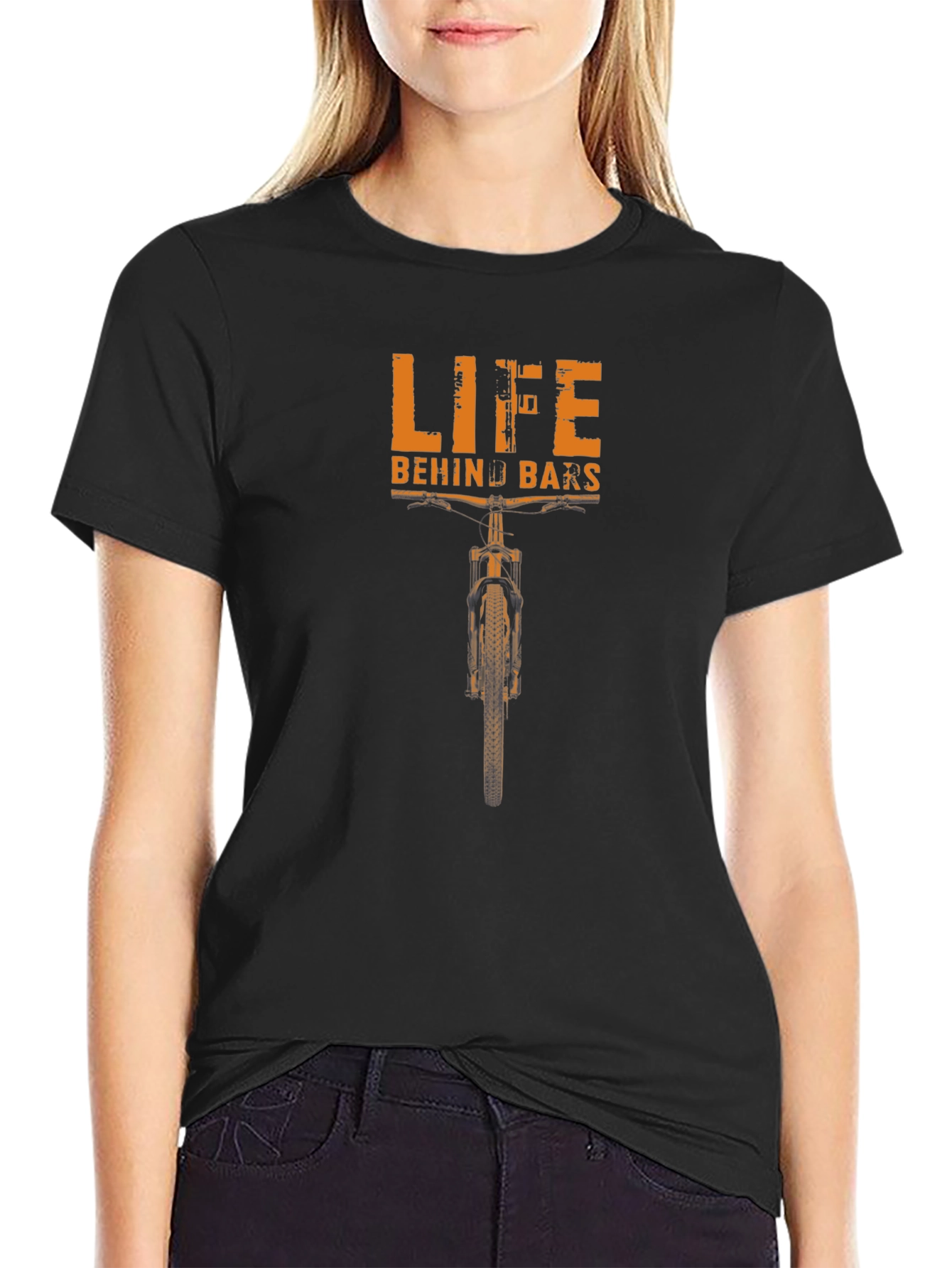 Life Behind Bars T-Shirt - Biker Graphic Tee