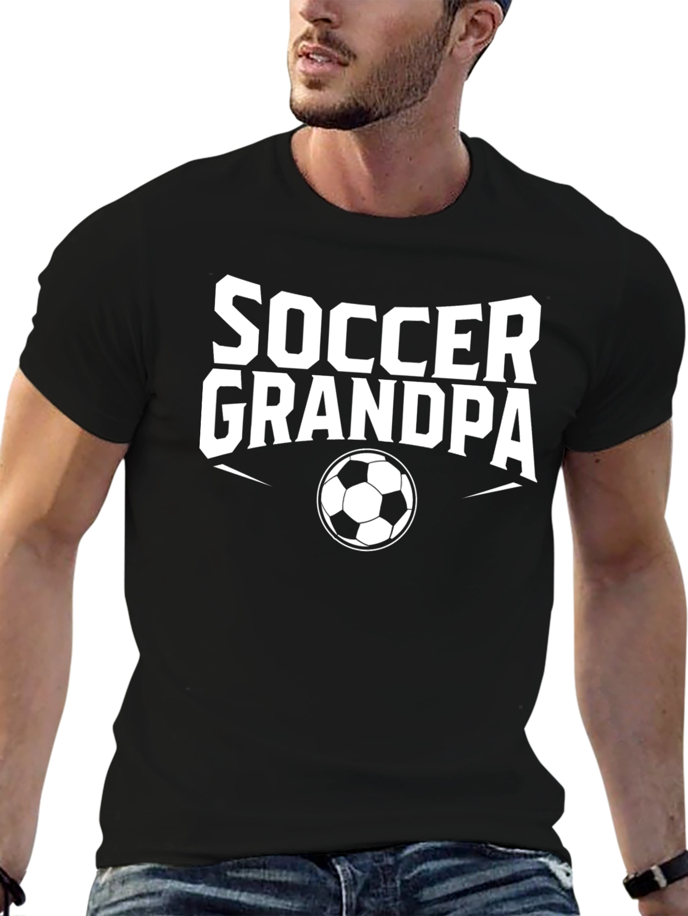 Soccer Grandpa Graphic T-Shirt