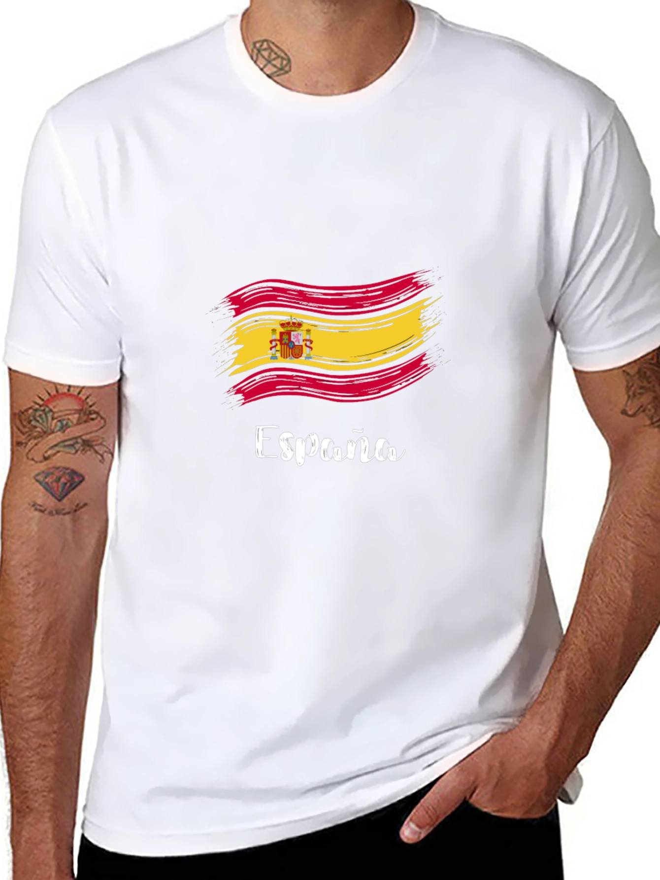 España Flag Graphic T-Shirt