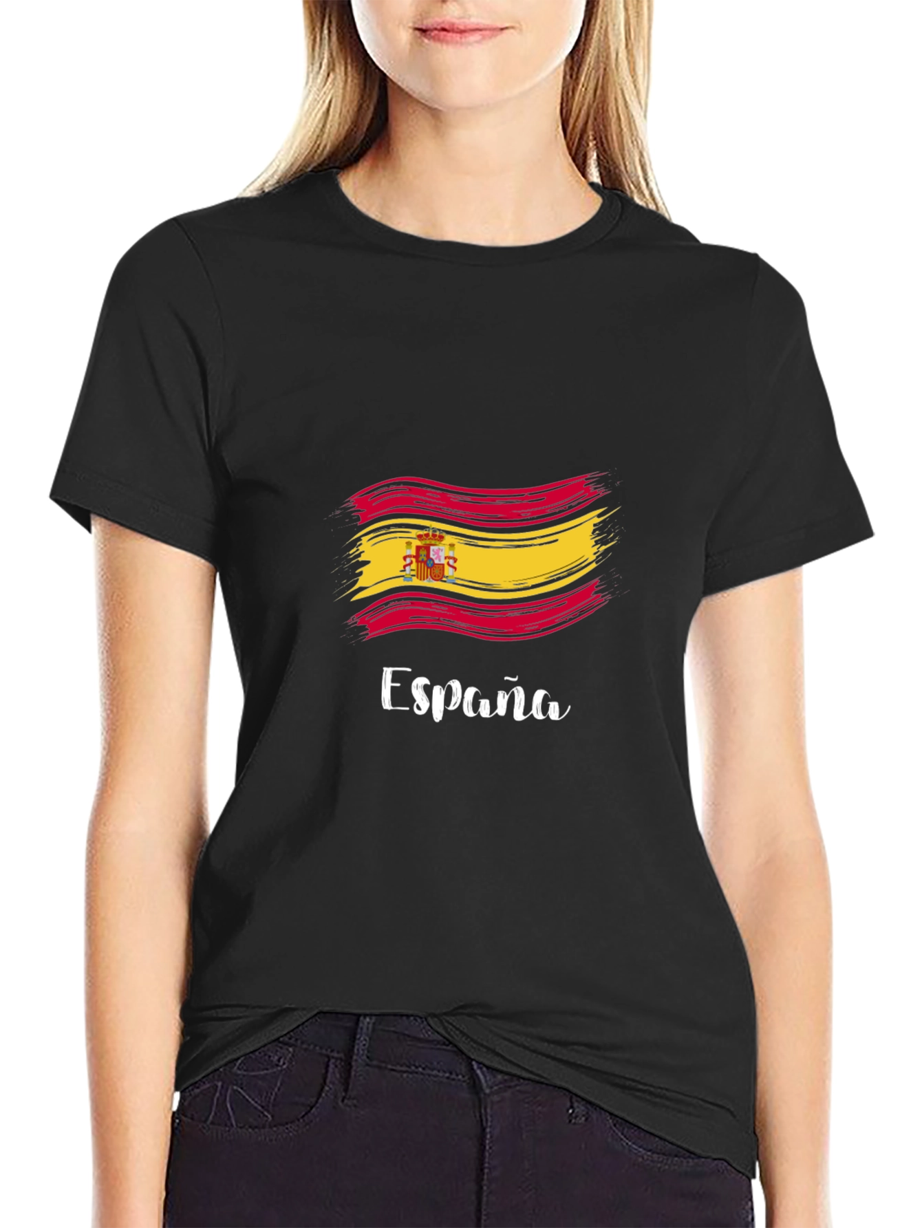 España Flag Graphic T-Shirt