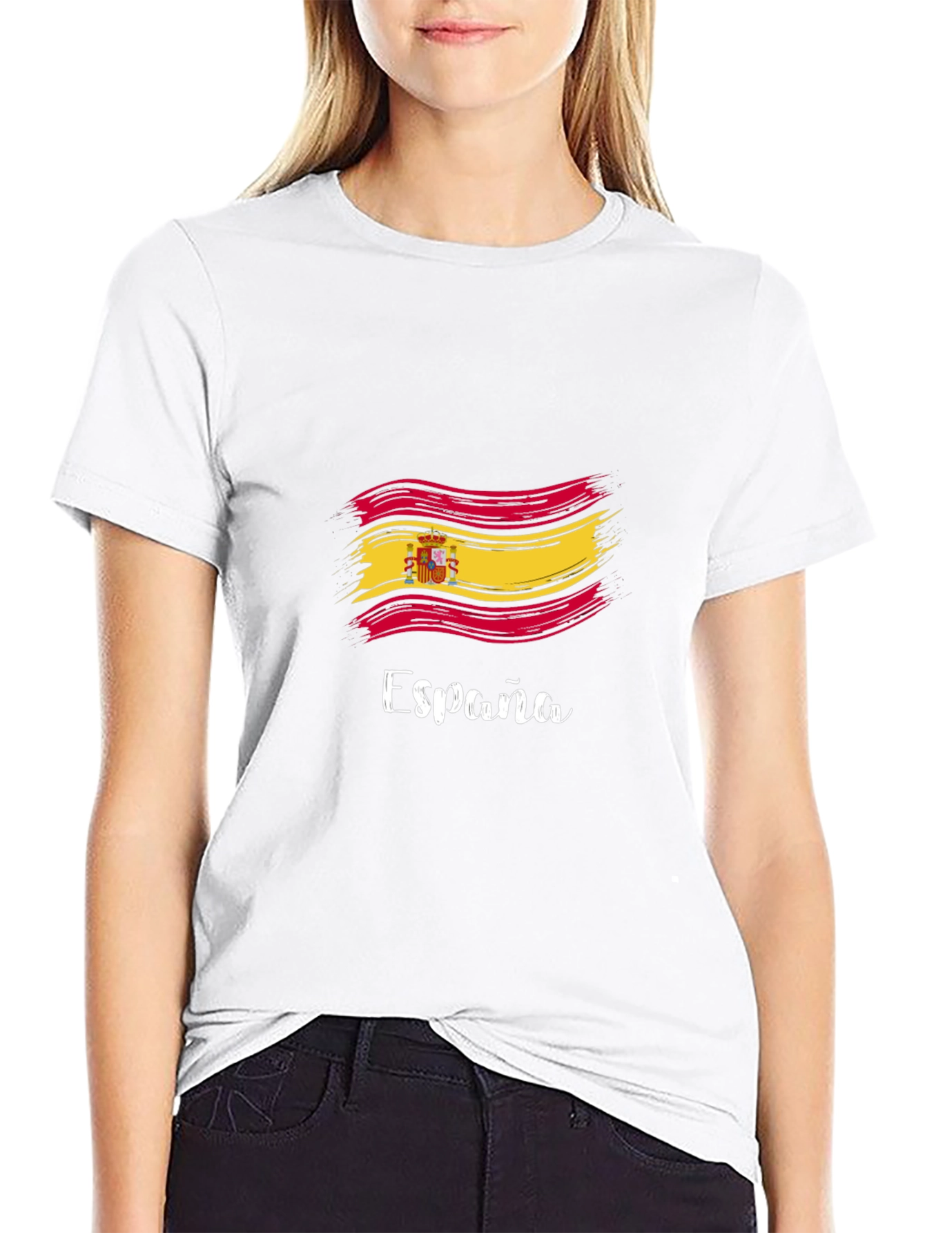 España Flag Graphic T-Shirt