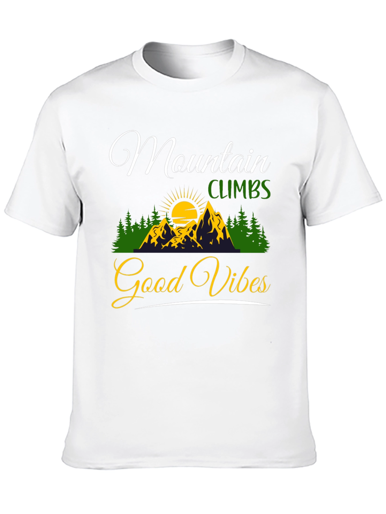 Mountain Climbs Good Vibes Graphic Tee