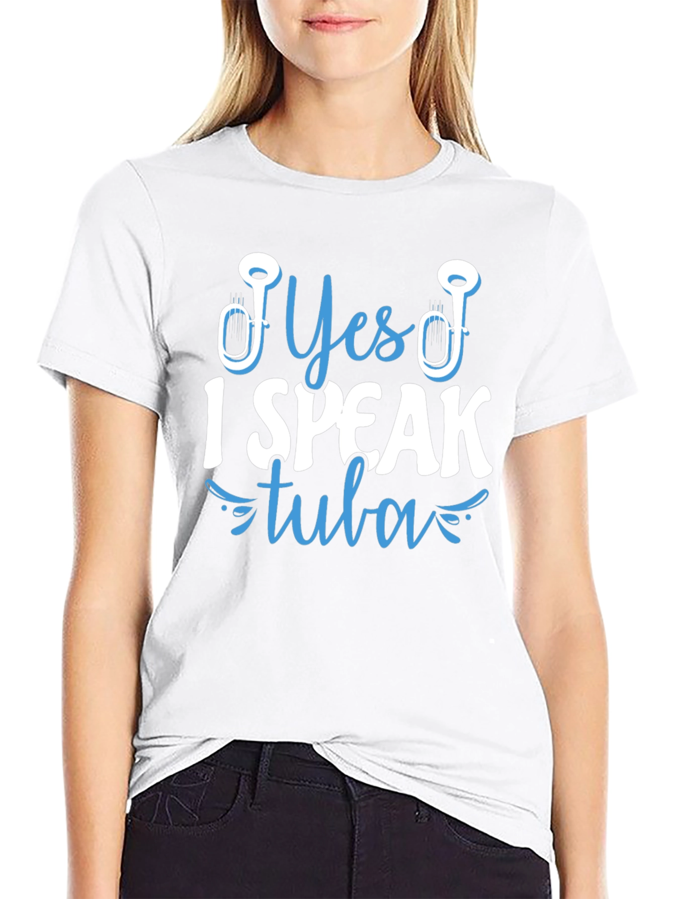 Yes I Speak Tuba T-Shirt - Musical Instrument Tee