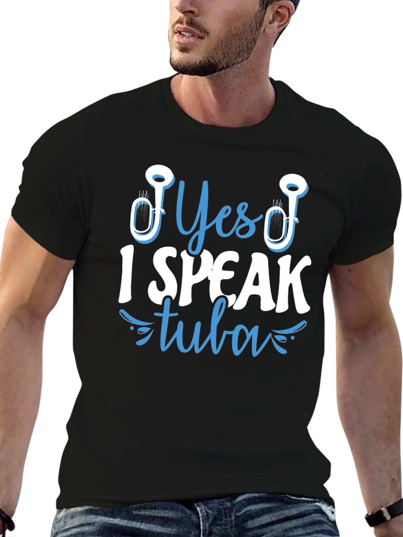 Yes I Speak Tuba T-Shirt - Musical Instrument Tee