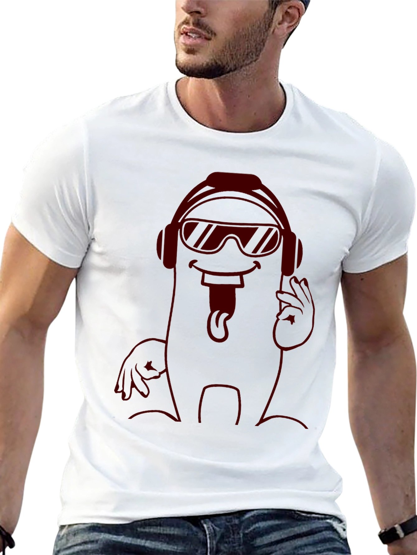 Cool Graphic T-Shirt - Black