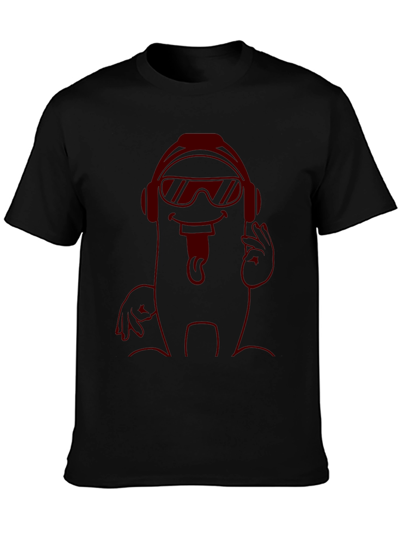 Cool Graphic T-Shirt - Black