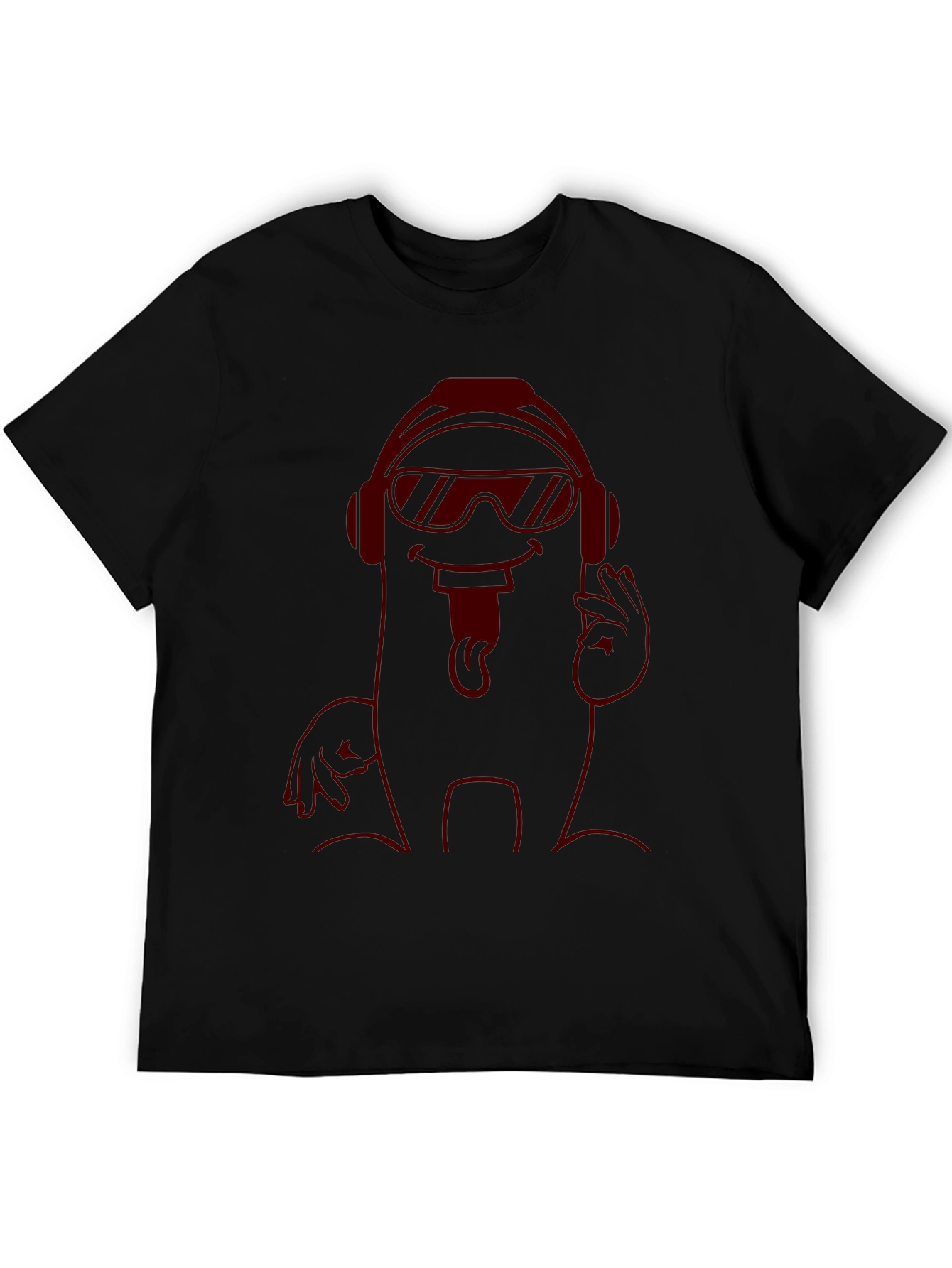 Cool Graphic T-Shirt - Black