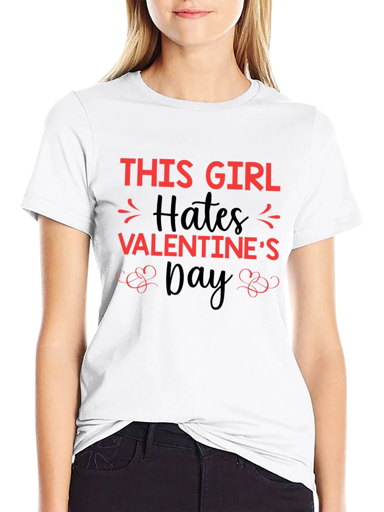 Valentines Day Hater Graphic Tee