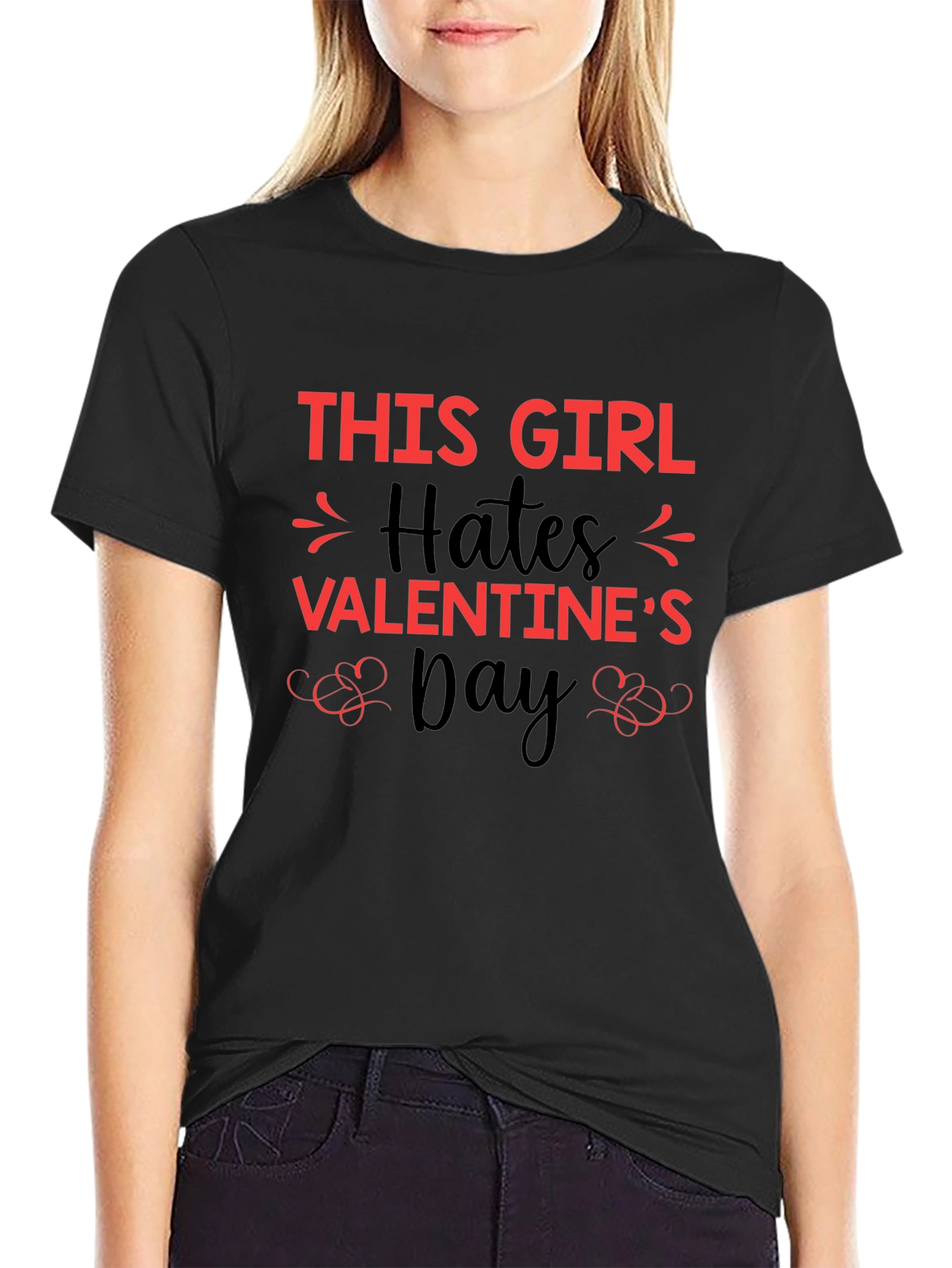 Valentines Day Hater Graphic Tee