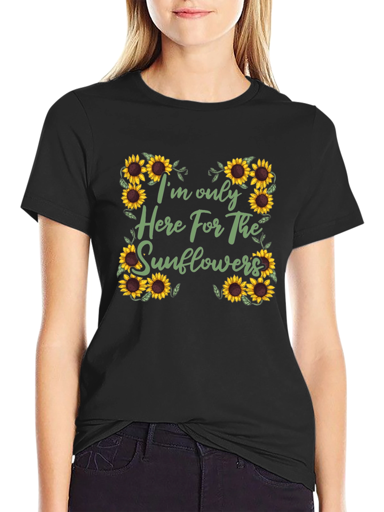 Sunflower Lover Graphic T-Shirt