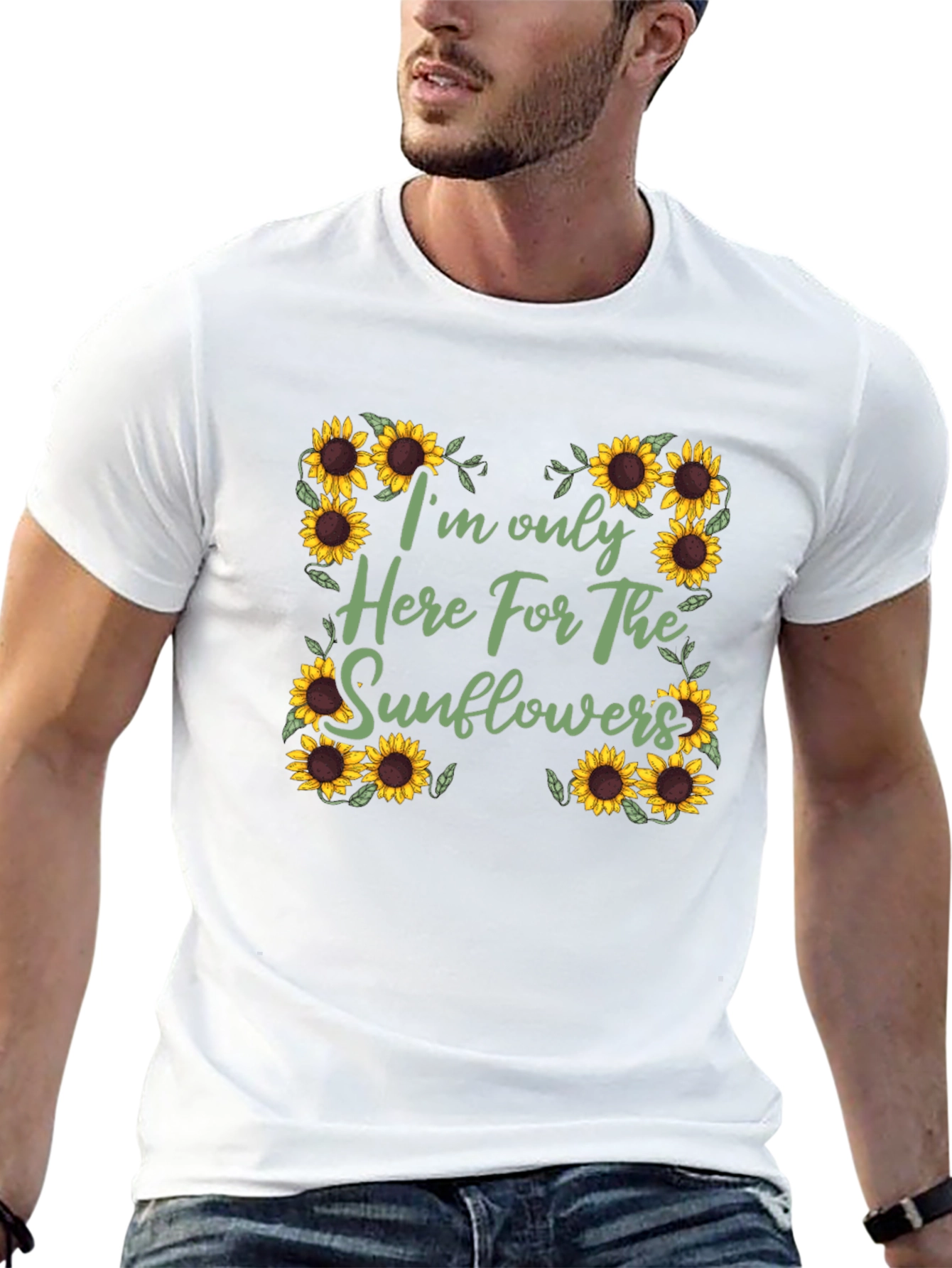 Sunflower Lover Graphic T-Shirt