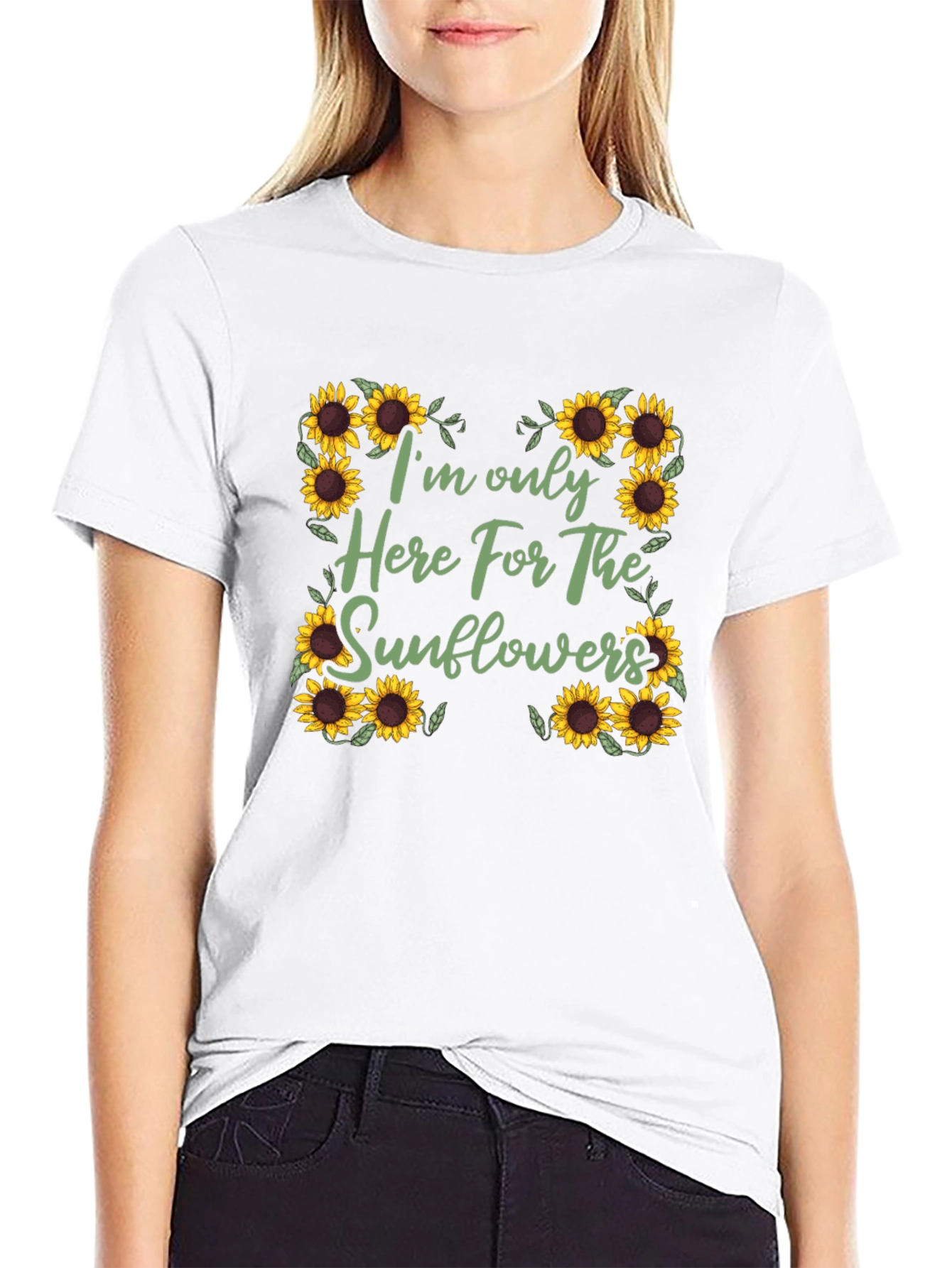 Sunflower Lover Graphic T-Shirt