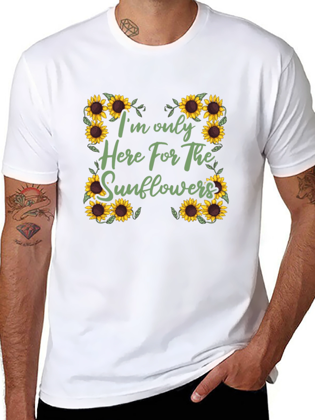 Sunflower Lover Graphic T-Shirt