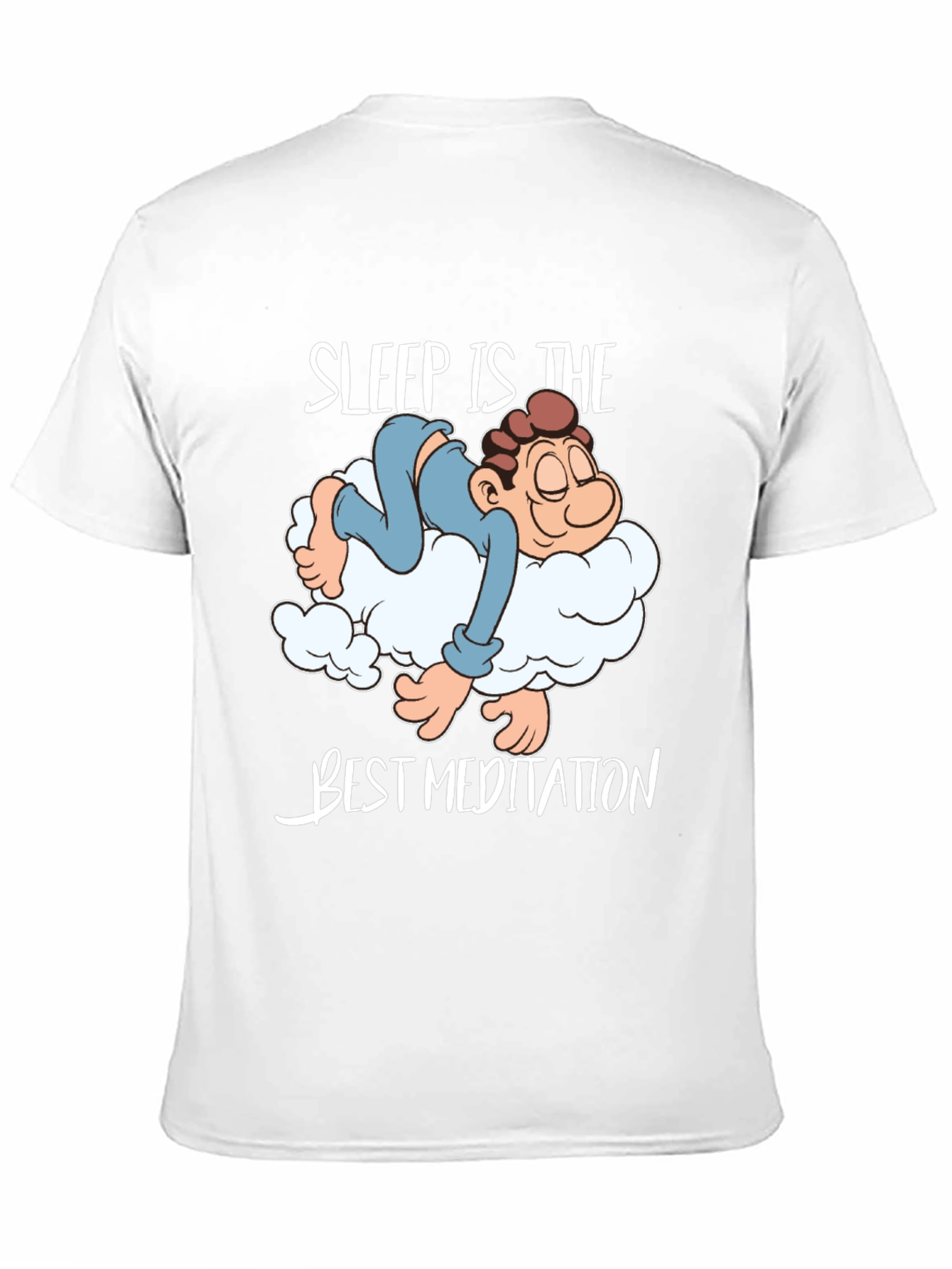 Sleep is the Best Meditation Funny Graphic Tee