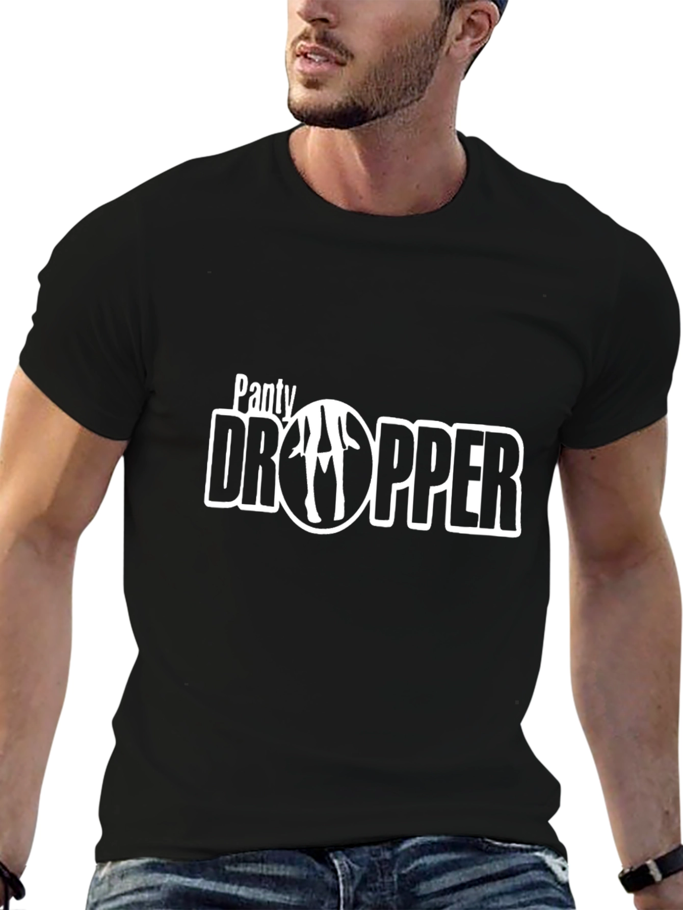 Panty Dropper Graphic T-Shirt - Black