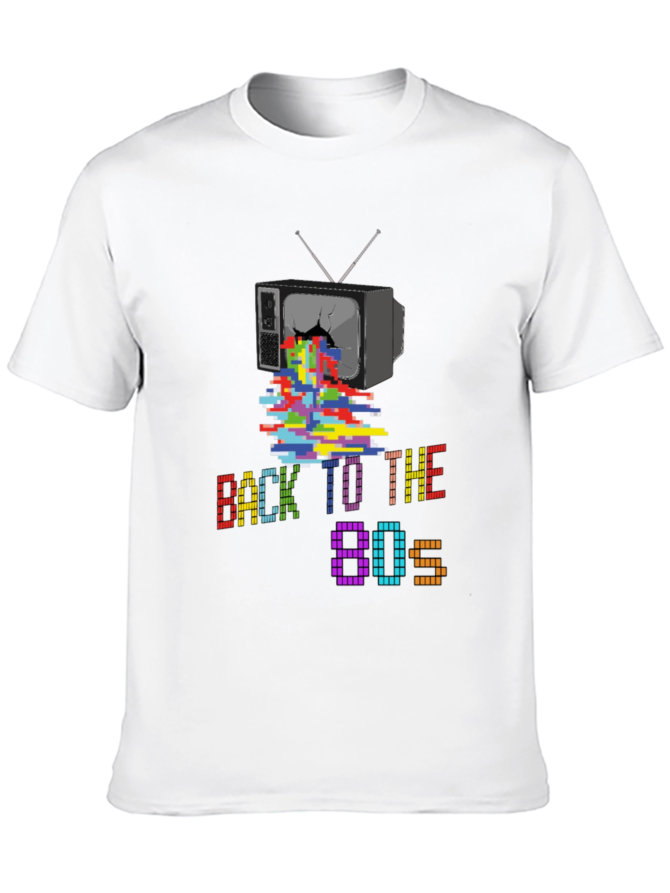 Retro 80s Pixel TV T-Shirt