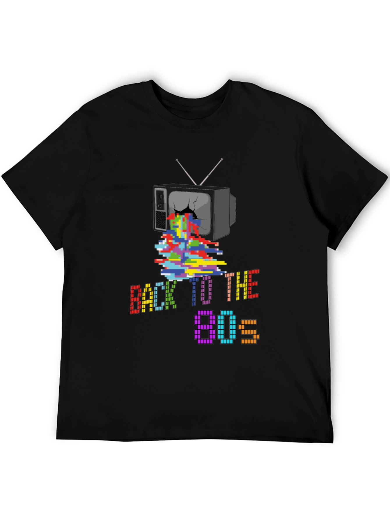 Retro 80s Pixel TV T-Shirt