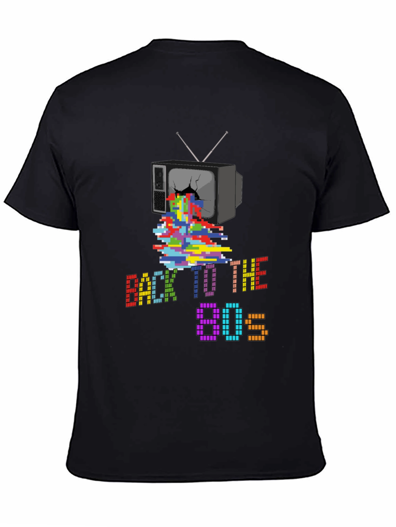 Retro 80s Pixel TV T-Shirt