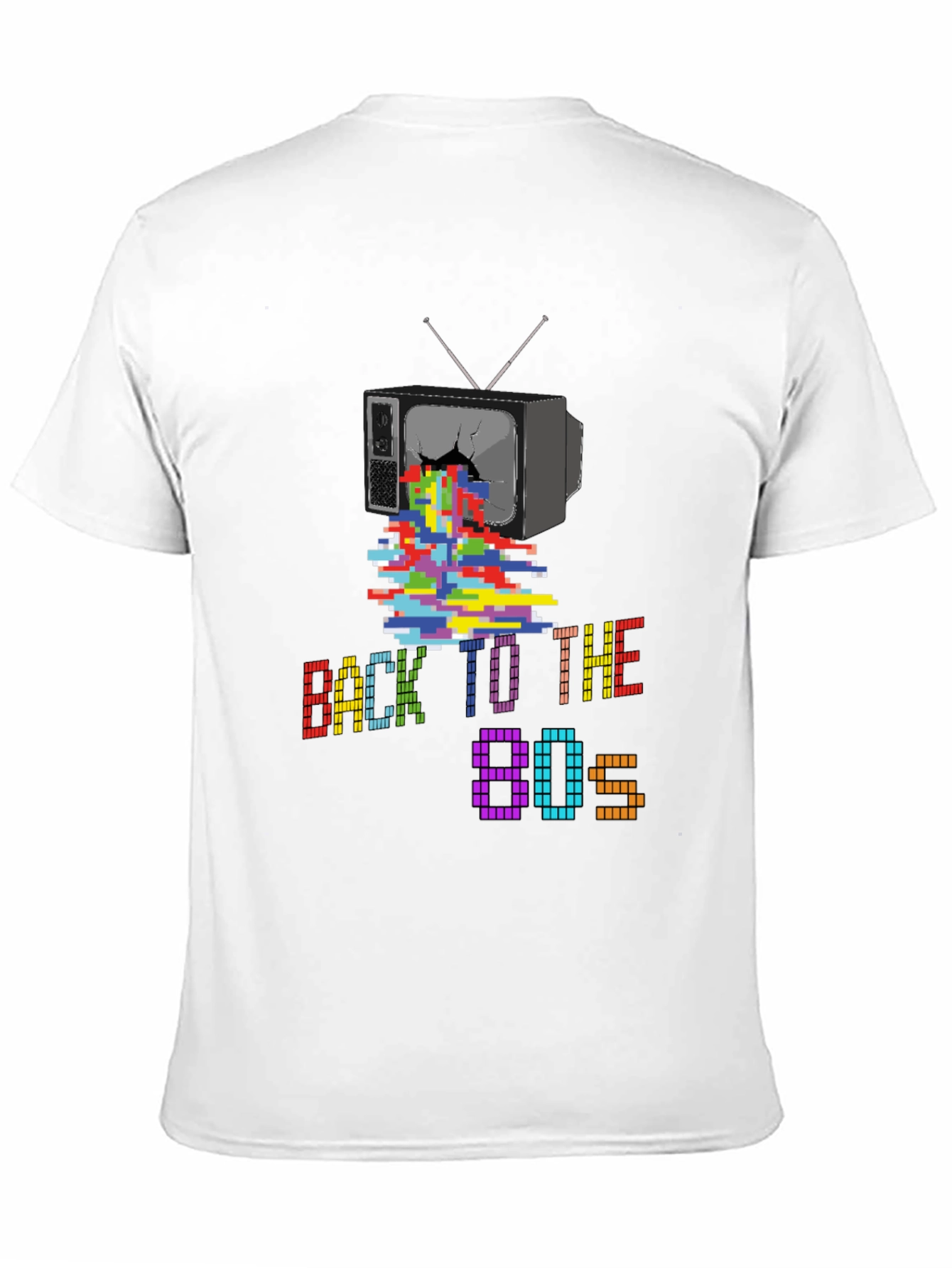 Retro 80s Pixel TV T-Shirt