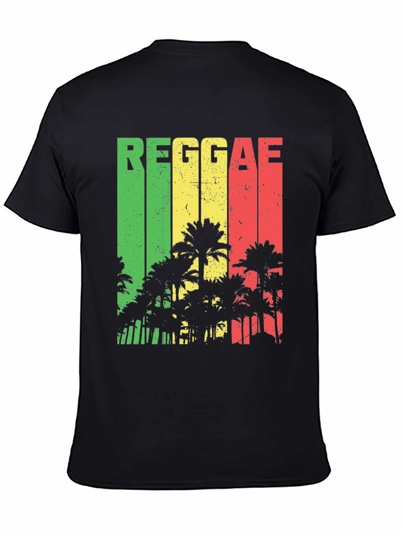 Reggae Palm Tree Graphic T-Shirt