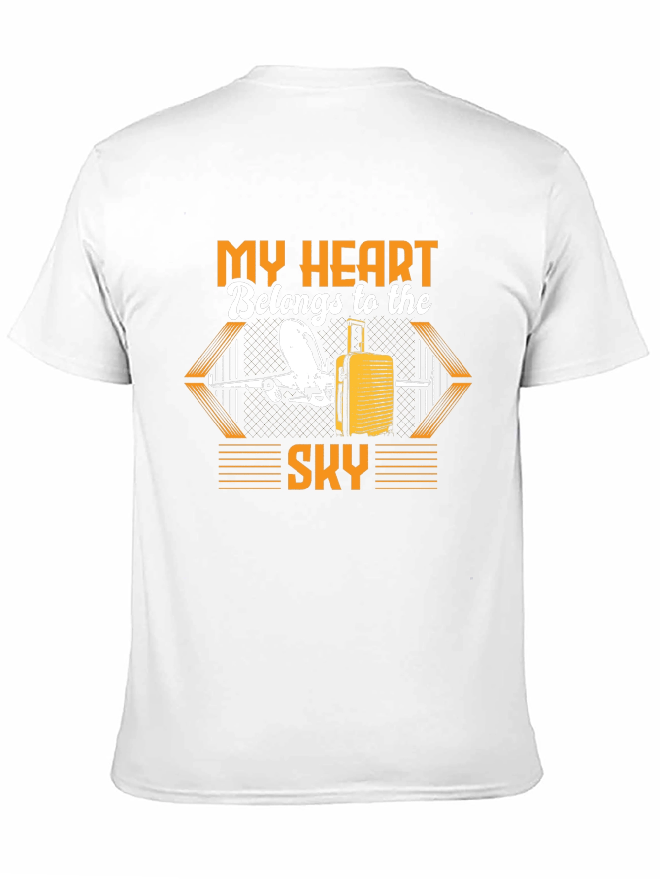 My Heart Belongs to the Sky Black T-Shirt