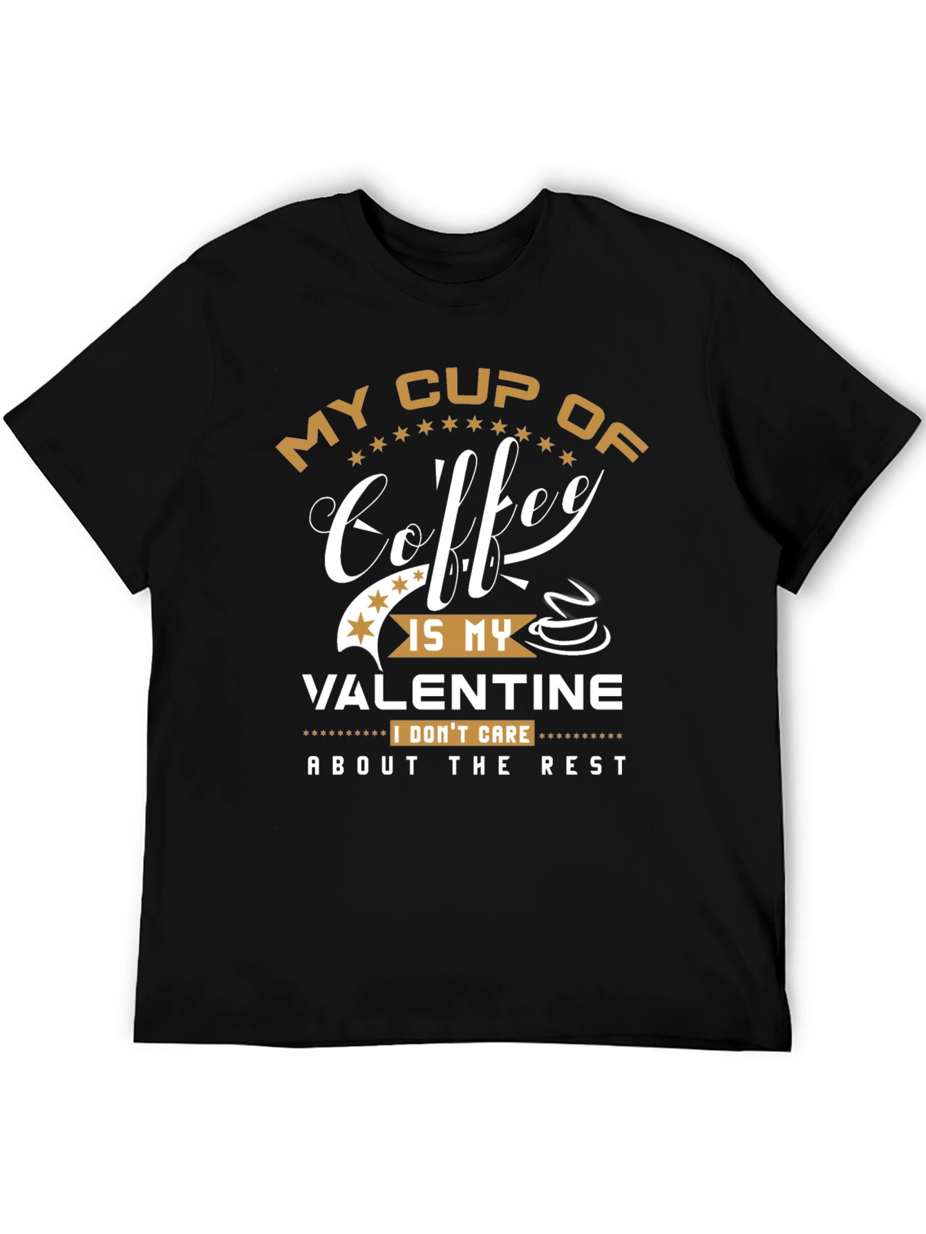 Coffee Valentines Day T-Shirt - Funny Graphic Tee