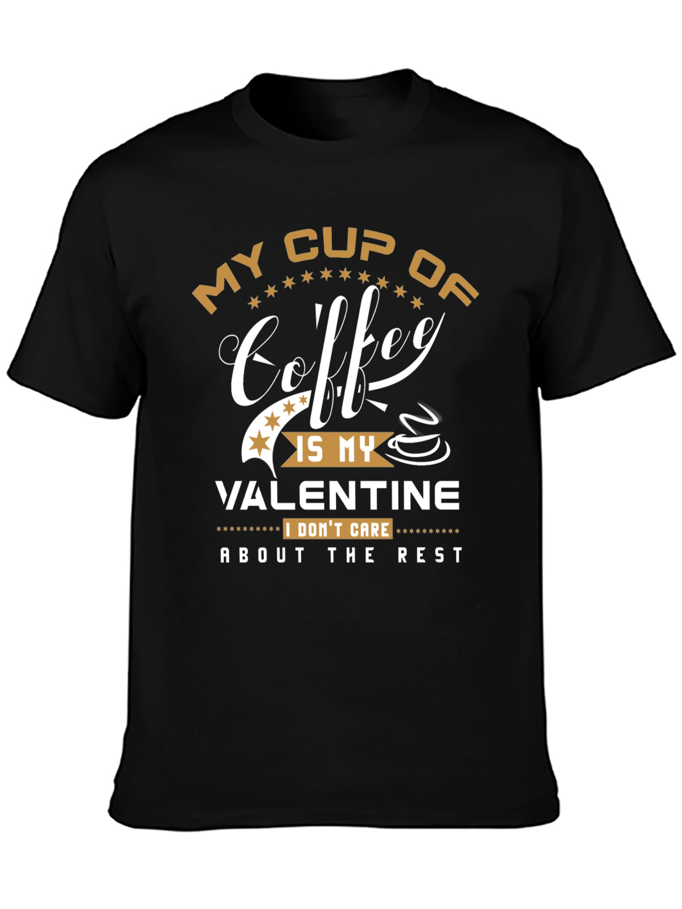 Coffee Valentines Day T-Shirt - Funny Graphic Tee
