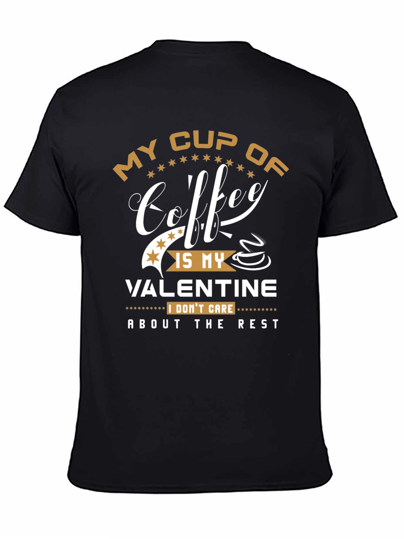Coffee Valentines Day T-Shirt - Funny Graphic Tee